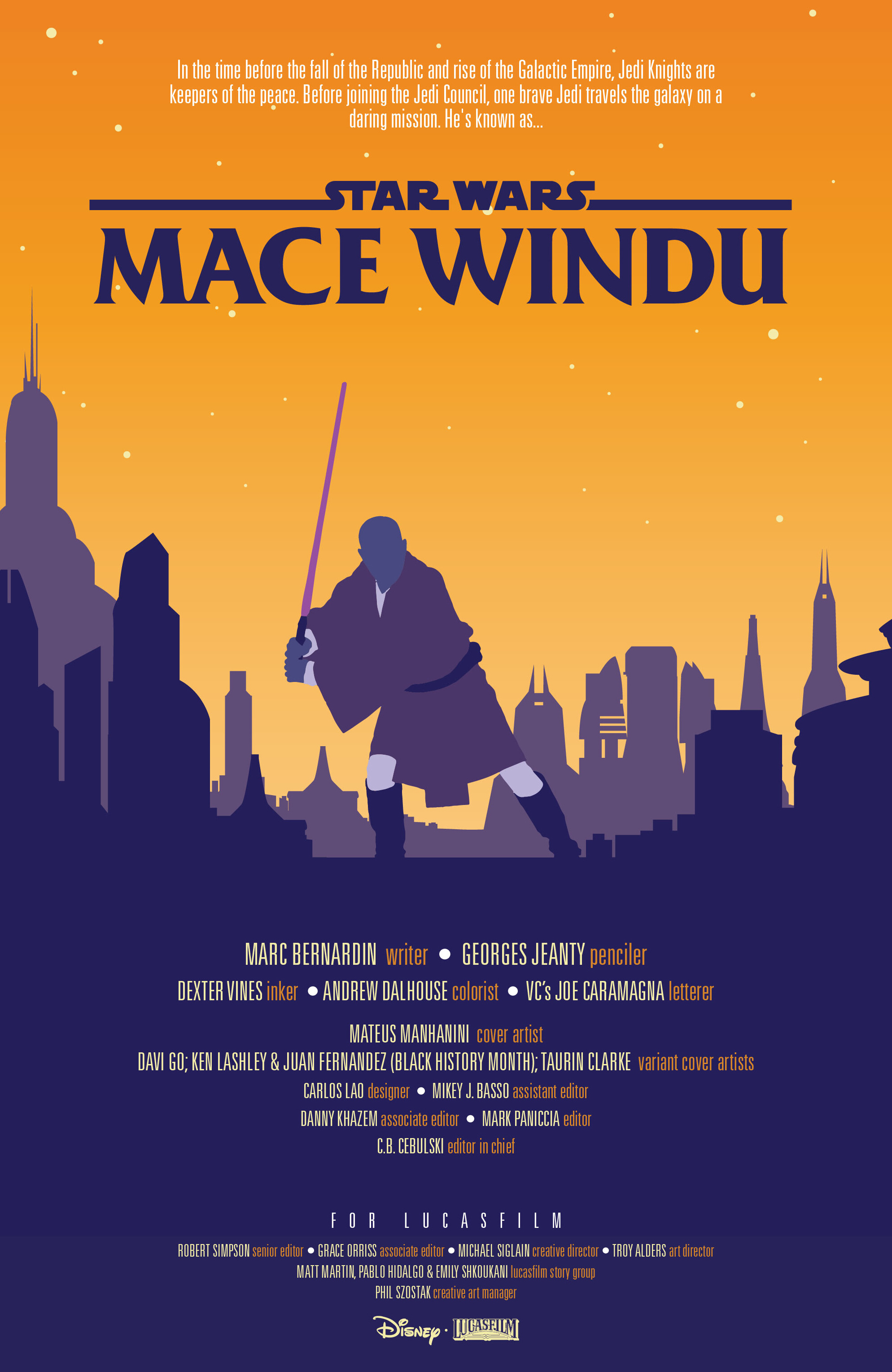 Read online Star Wars: Mace Windu (2024) comic -  Issue #1 - 2