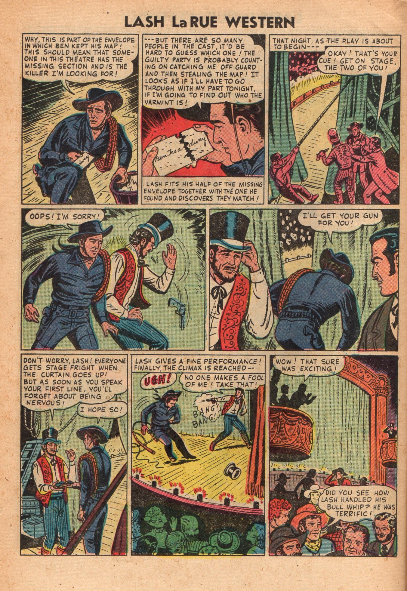 Read online Lash Larue Western (1949) comic -  Issue #48 - 30