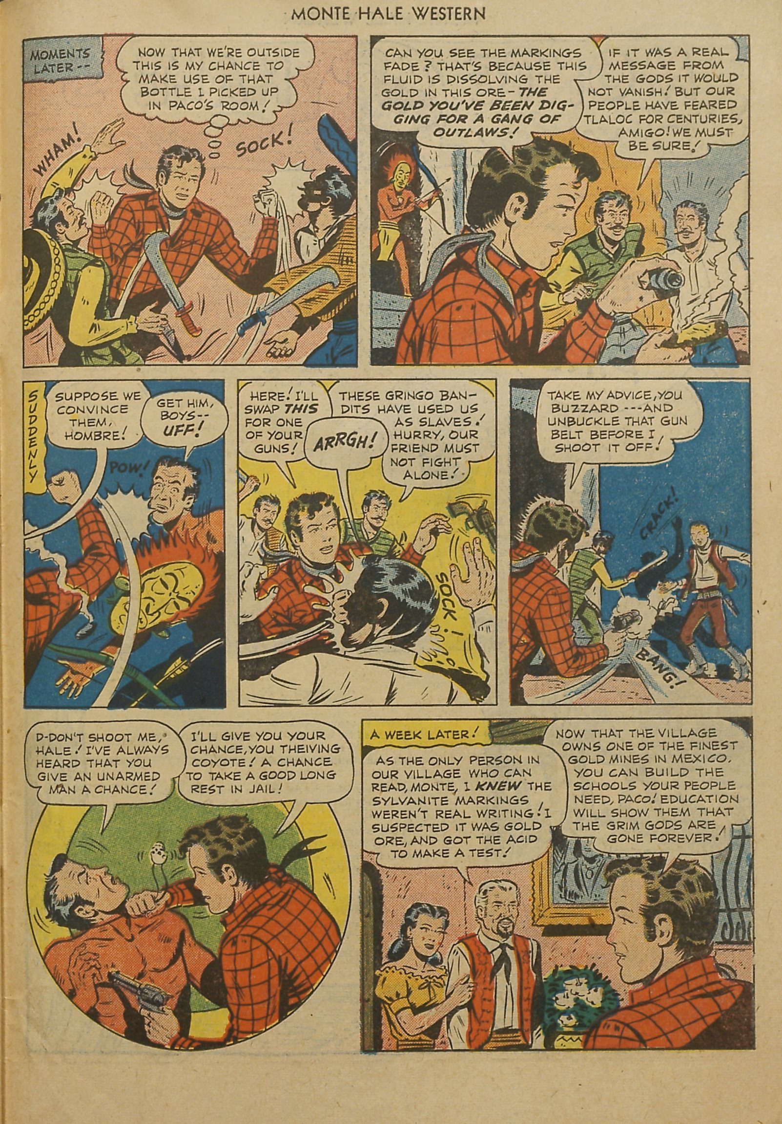 Read online Monte Hale Western comic -  Issue #52 - 47