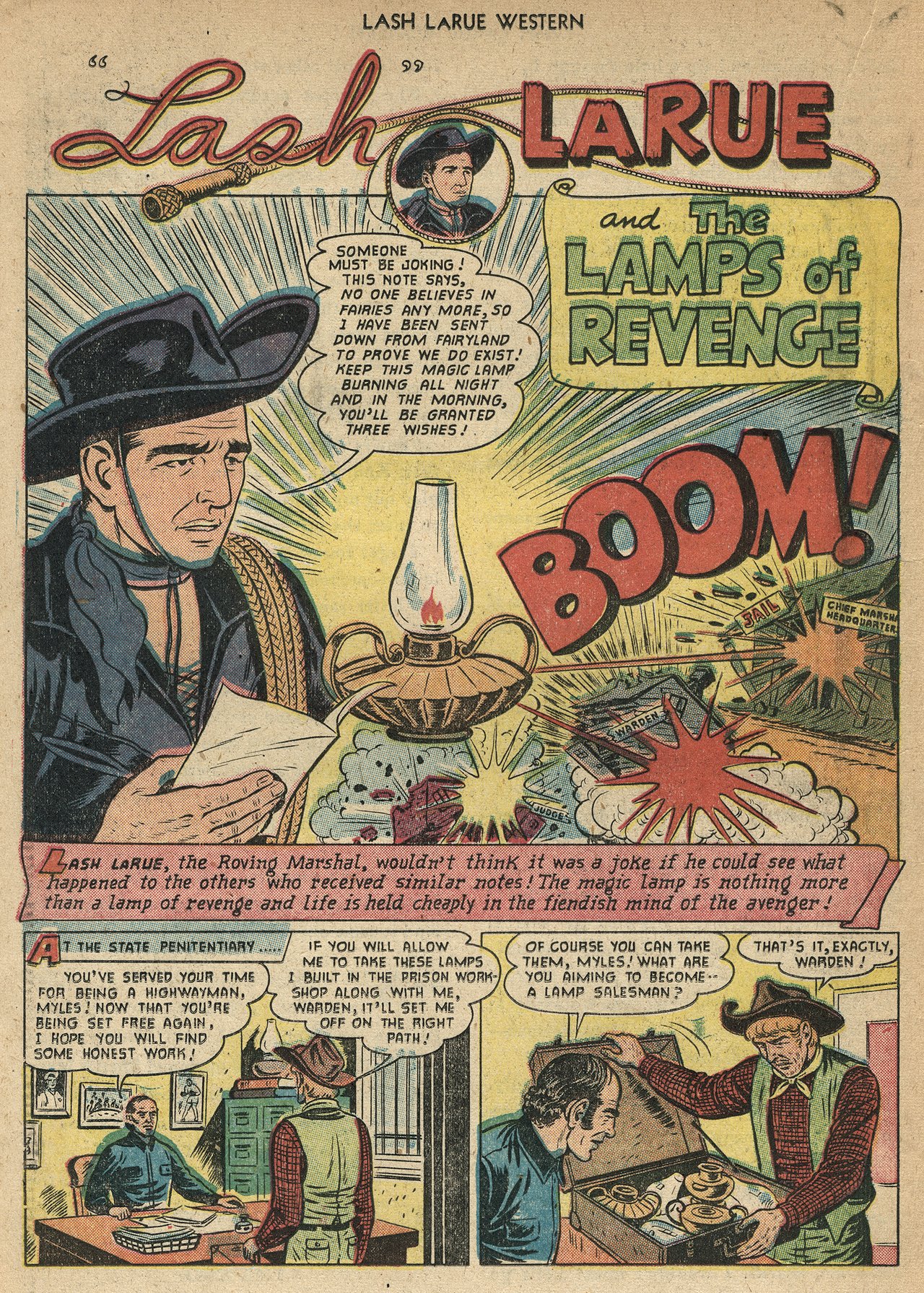 Read online Lash Larue Western (1949) comic -  Issue #22 - 18