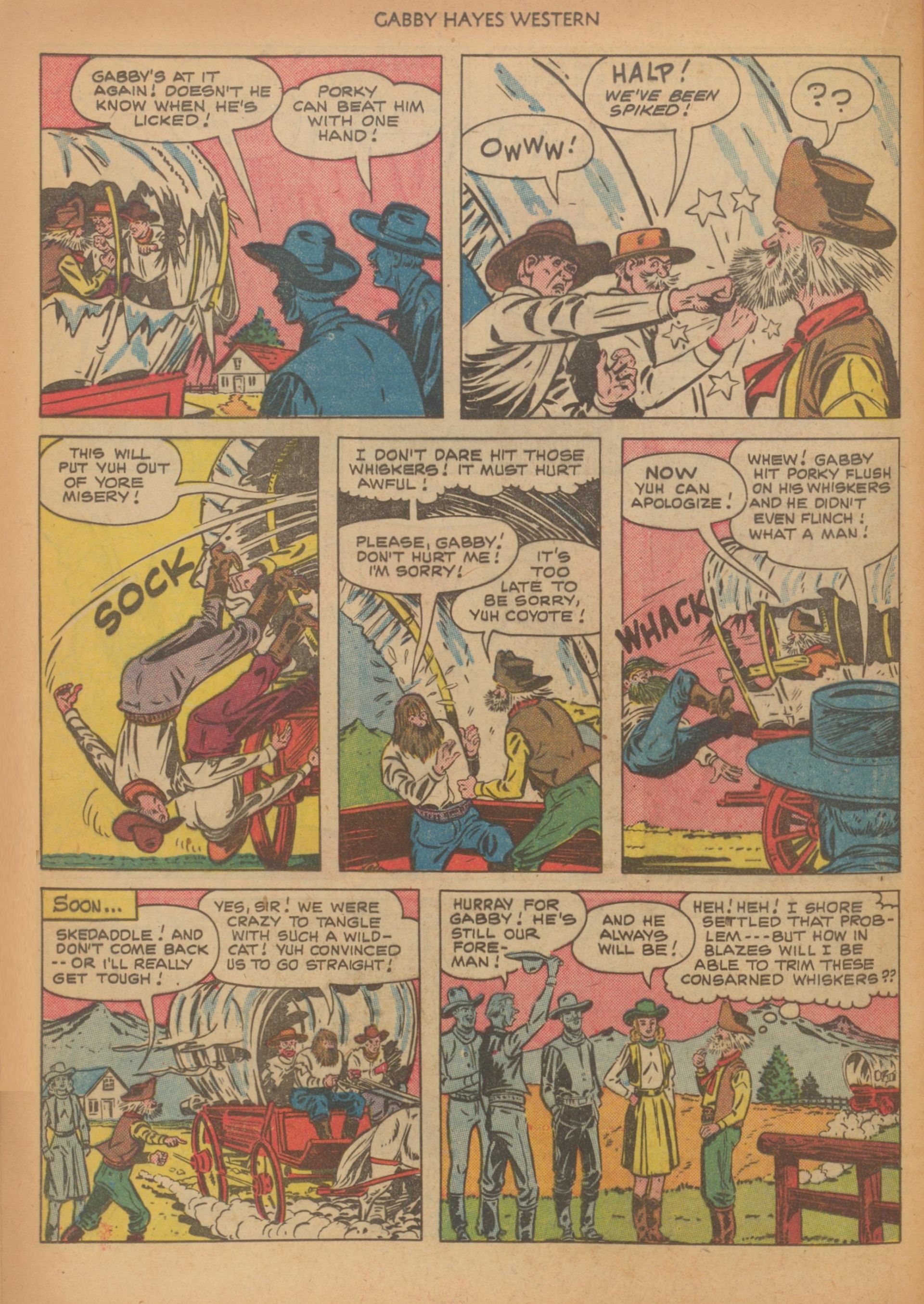 Read online Gabby Hayes Western comic -  Issue #29 - 36