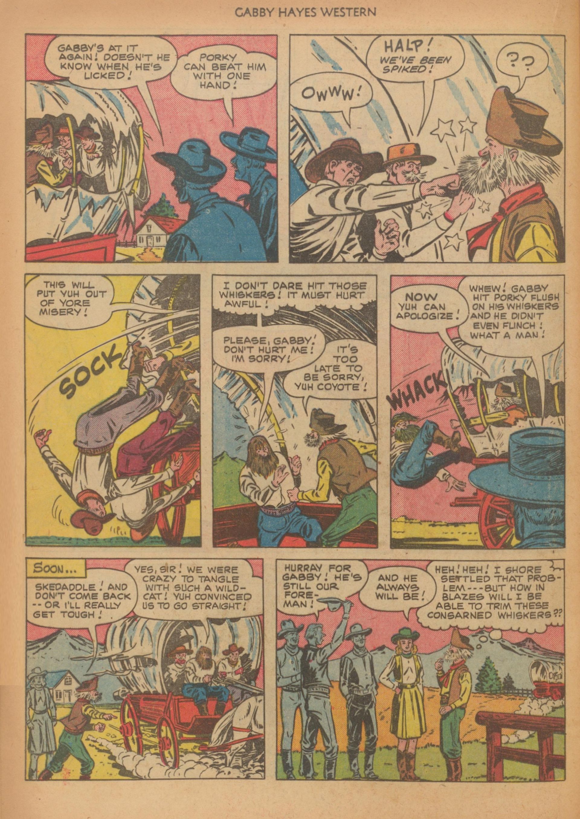 Read online Gabby Hayes Western comic -  Issue #29 - 36