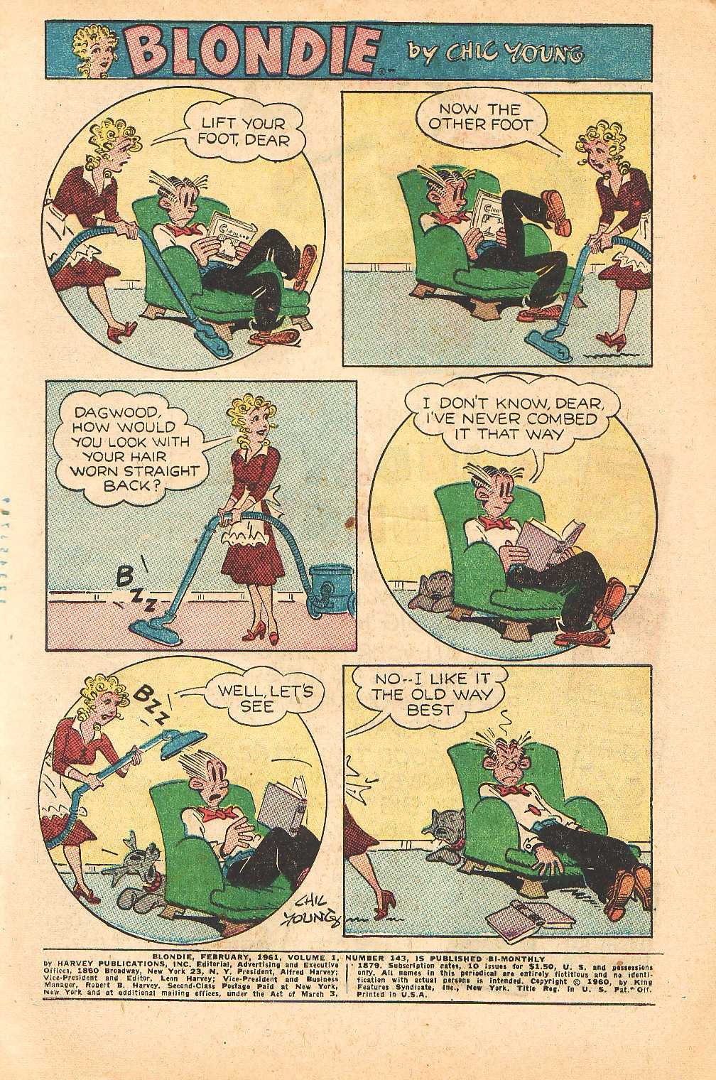 Read online Blondie Comics (1960) comic -  Issue #143 - 3