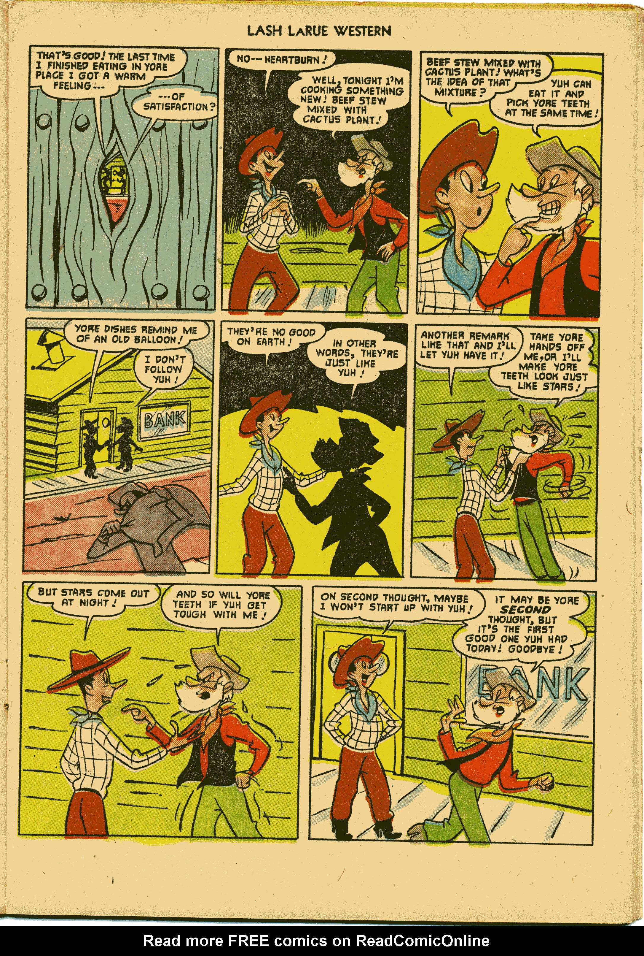Read online Lash Larue Western (1949) comic -  Issue #27 - 15