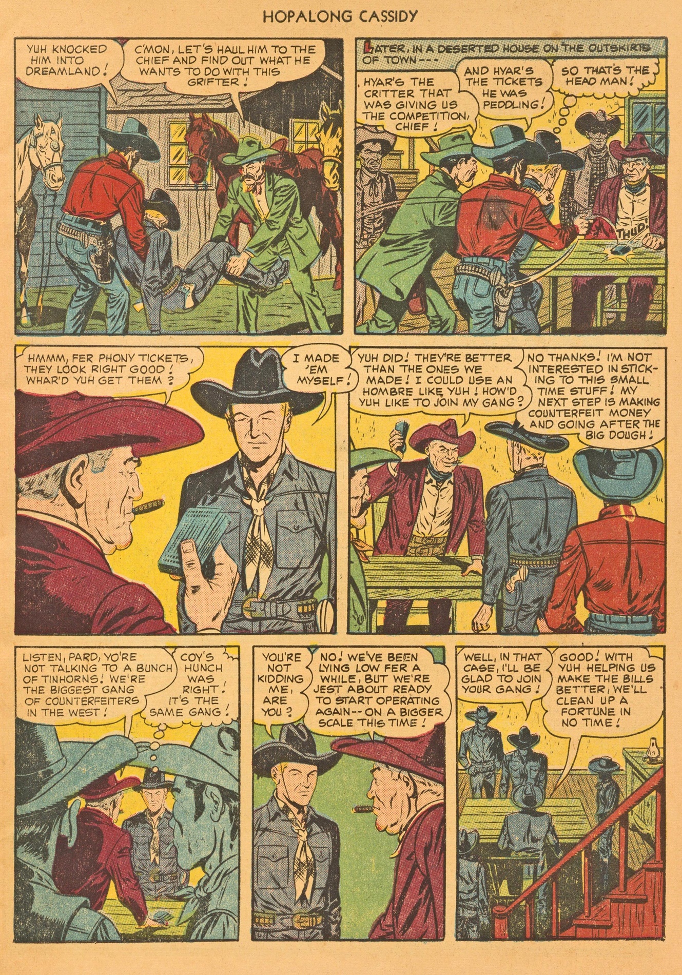 Read online Hopalong Cassidy comic -  Issue #50 - 7