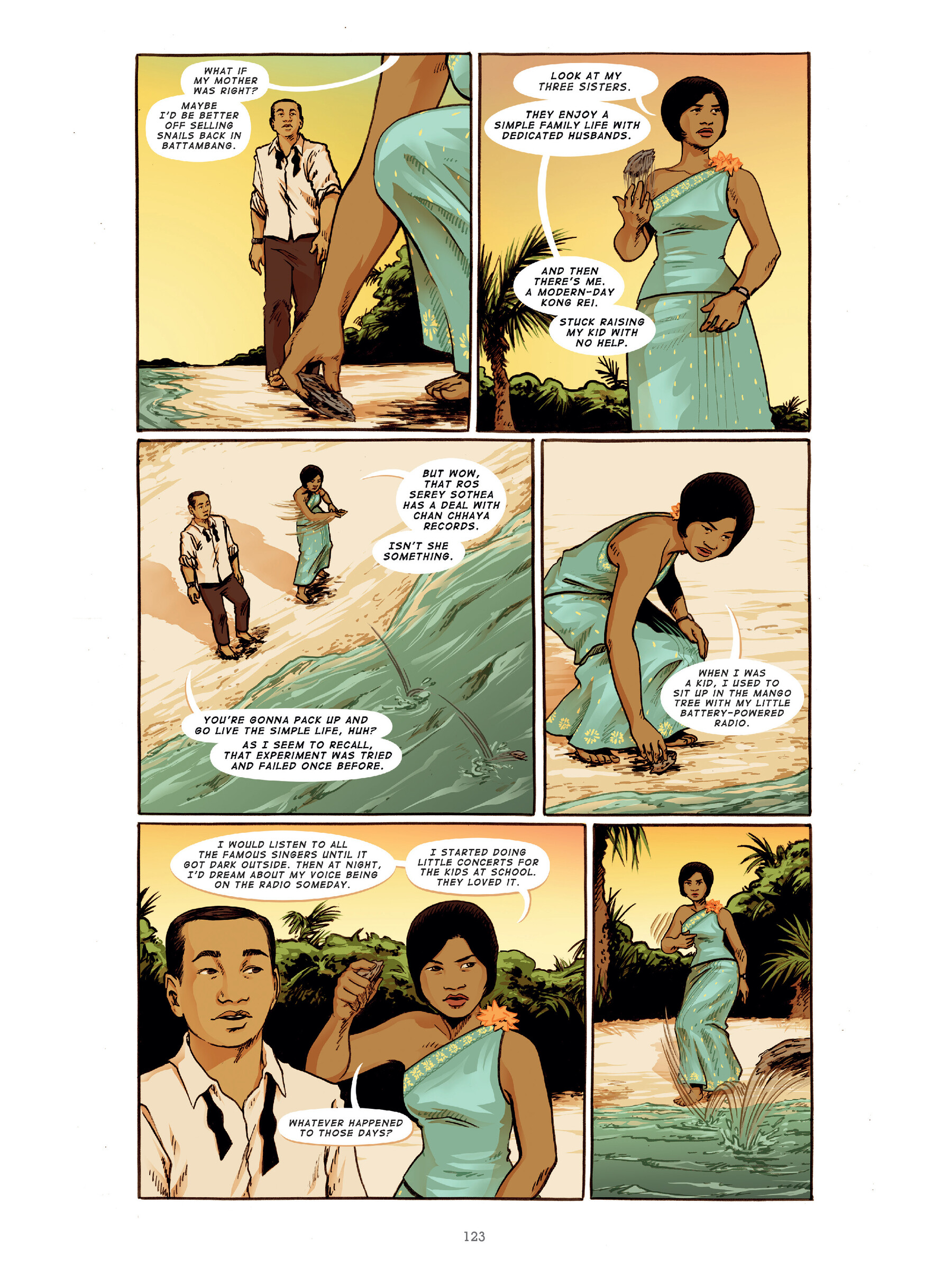 Read online The Golden Voice: The Ballad of Cambodian Rock's Lost Queen comic -  Issue # TPB (Part 2) - 22