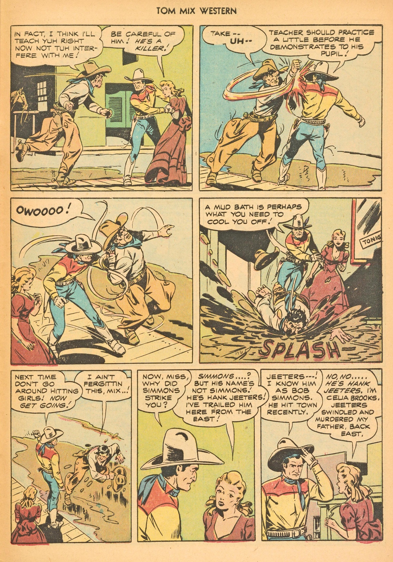 Read online Tom Mix Western (1948) comic -  Issue #3 - 43