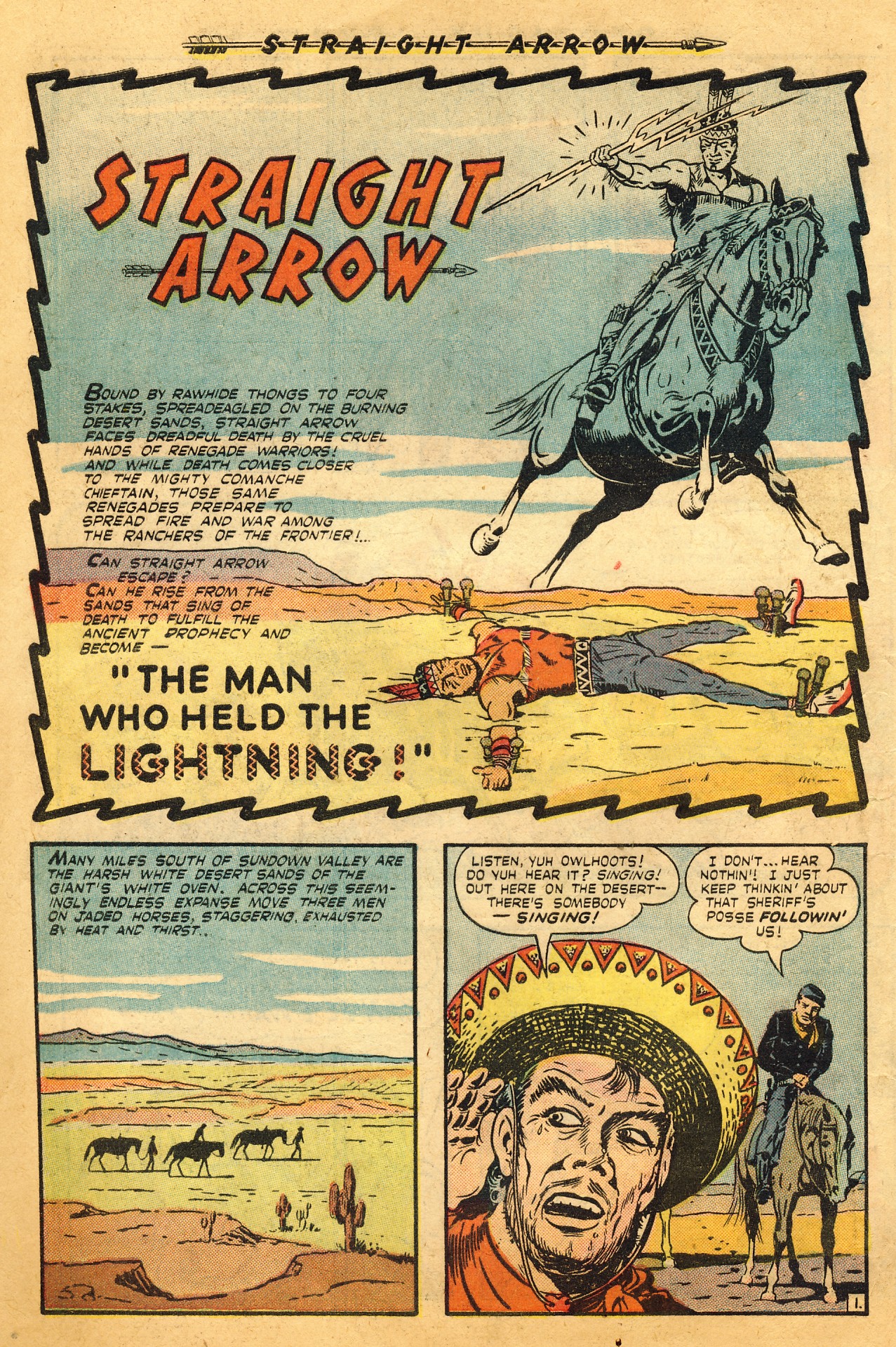 Read online Straight Arrow comic -  Issue #4 - 10