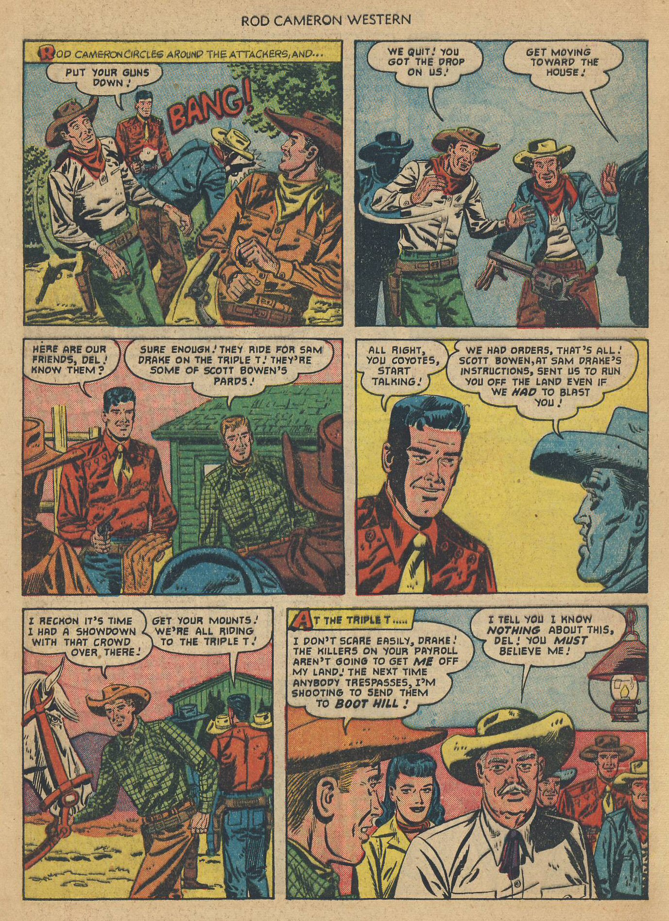 Read online Rod Cameron Western comic -  Issue #11 - 29