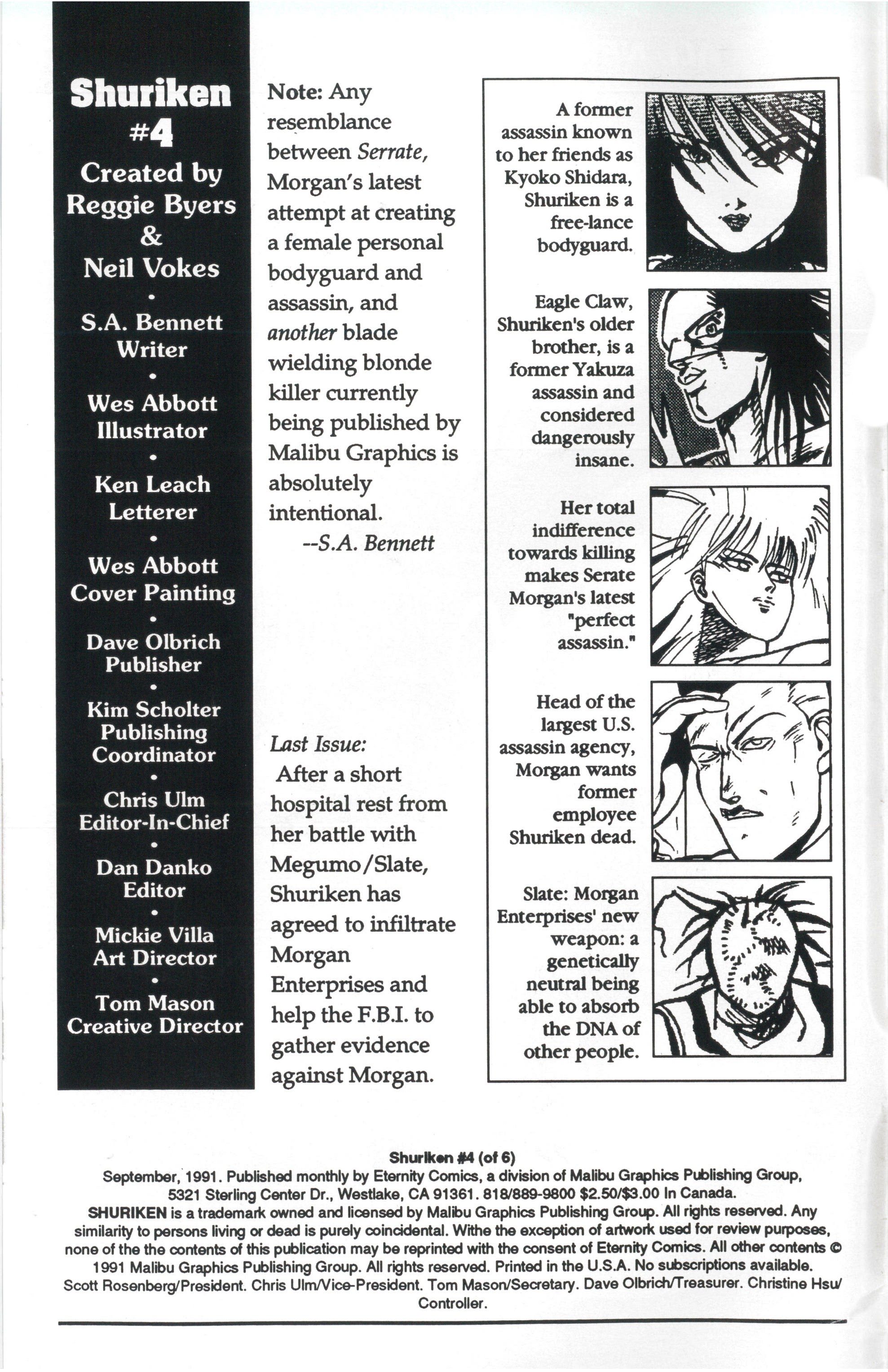 Read online Shuriken (1991) comic -  Issue #4 - 2