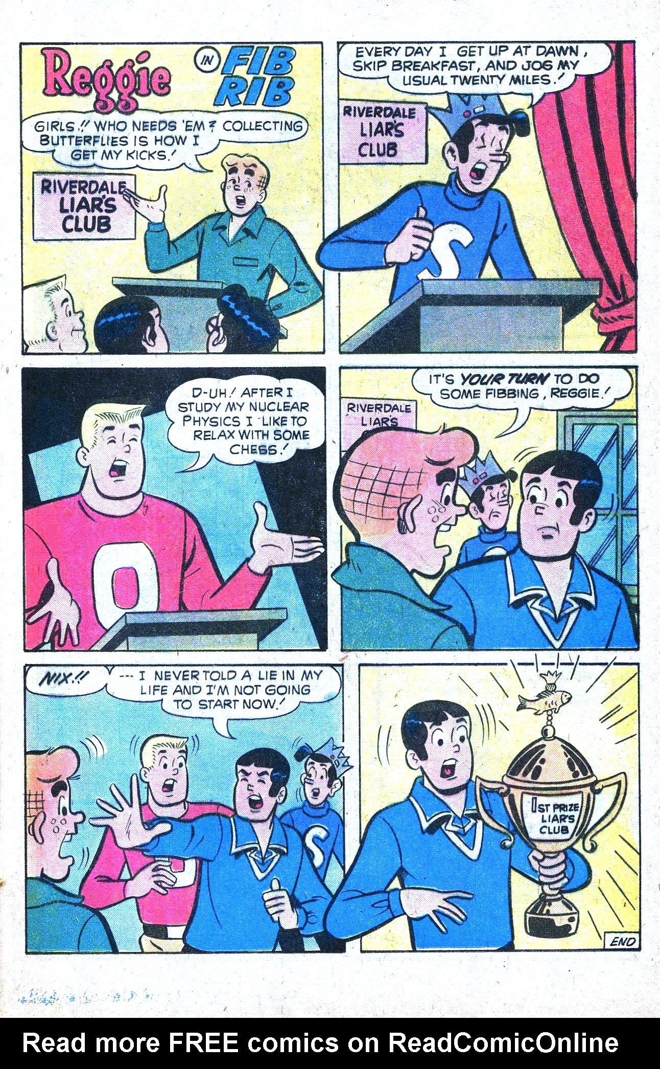 Read online Reggie's Wise Guy Jokes comic -  Issue #48 - 21