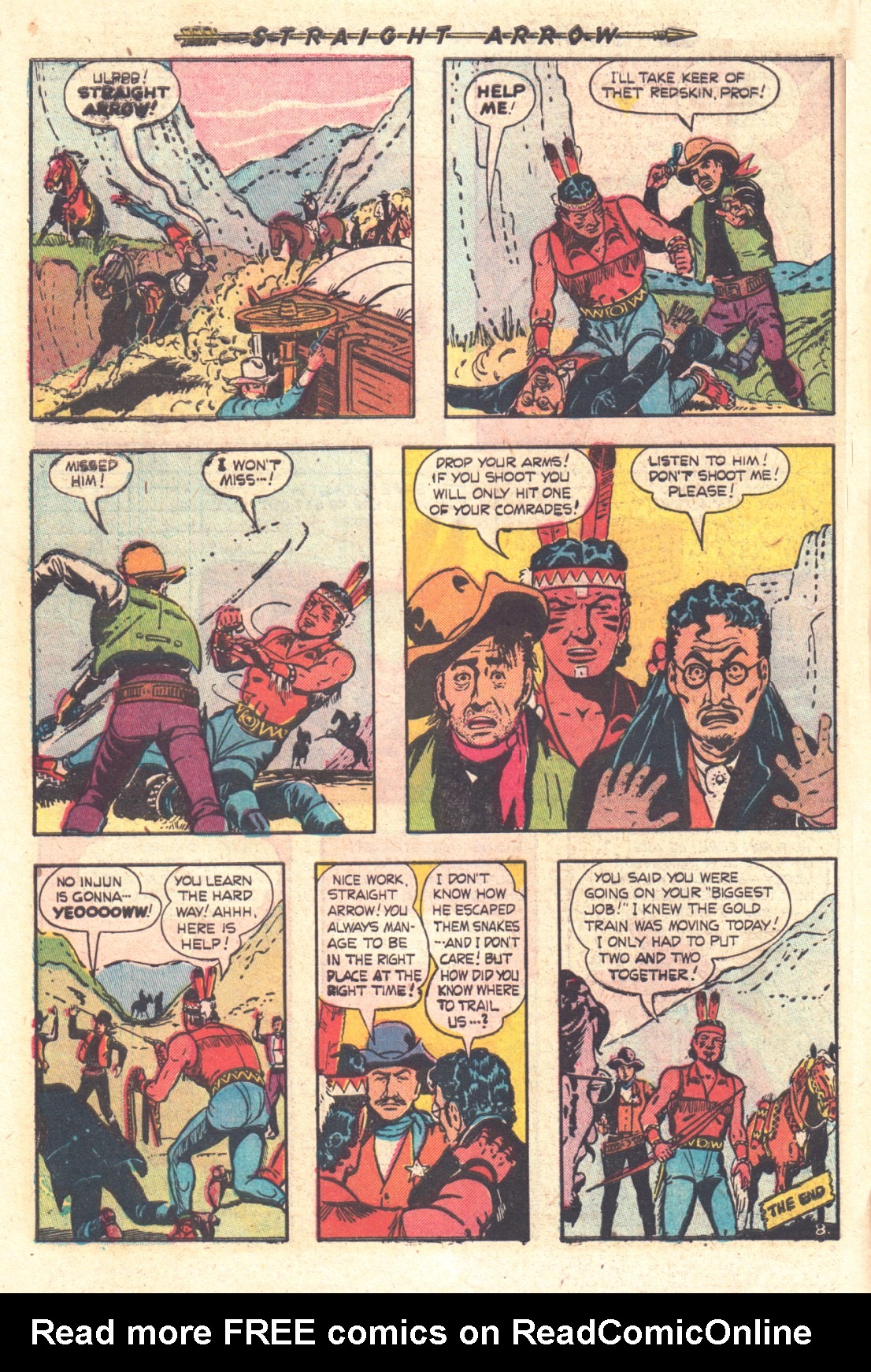 Read online Straight Arrow comic -  Issue #18 - 10