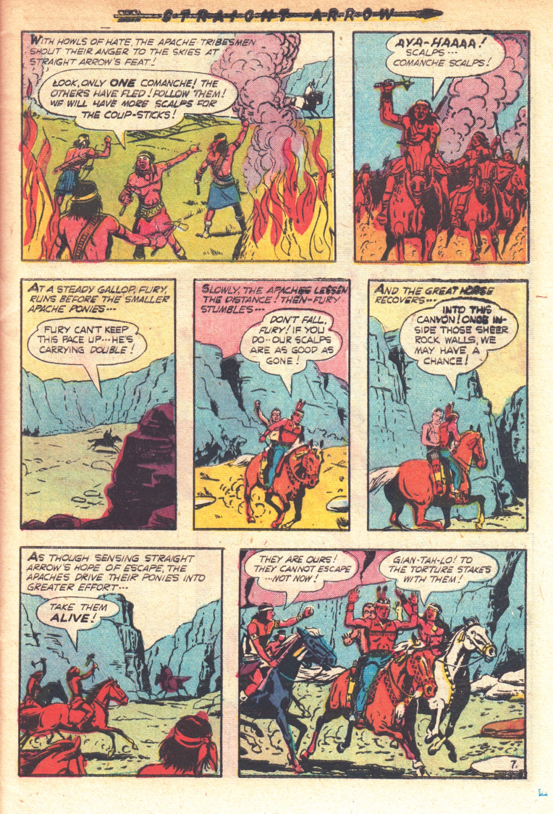 Read online Straight Arrow comic -  Issue #17 - 9