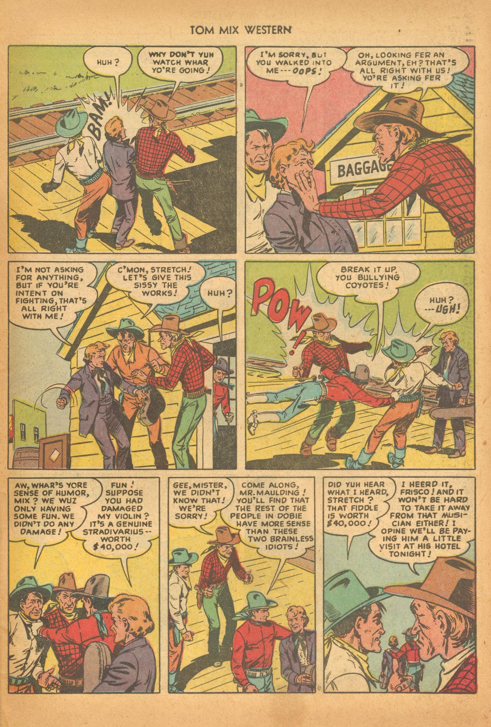 Read online Tom Mix Western (1948) comic -  Issue #19 - 43