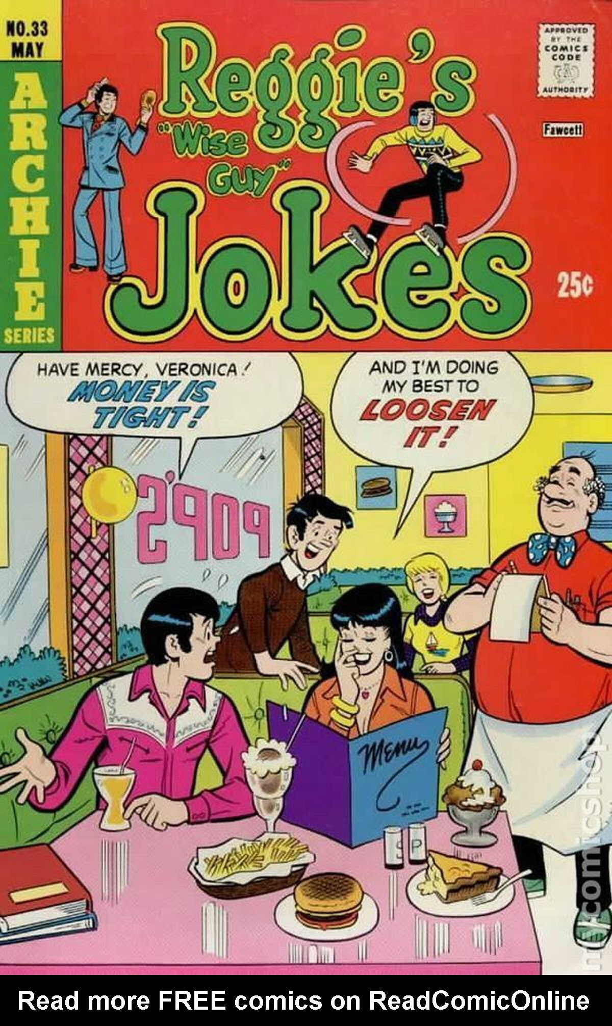 Read online Reggie's Wise Guy Jokes comic -  Issue #33 - 1