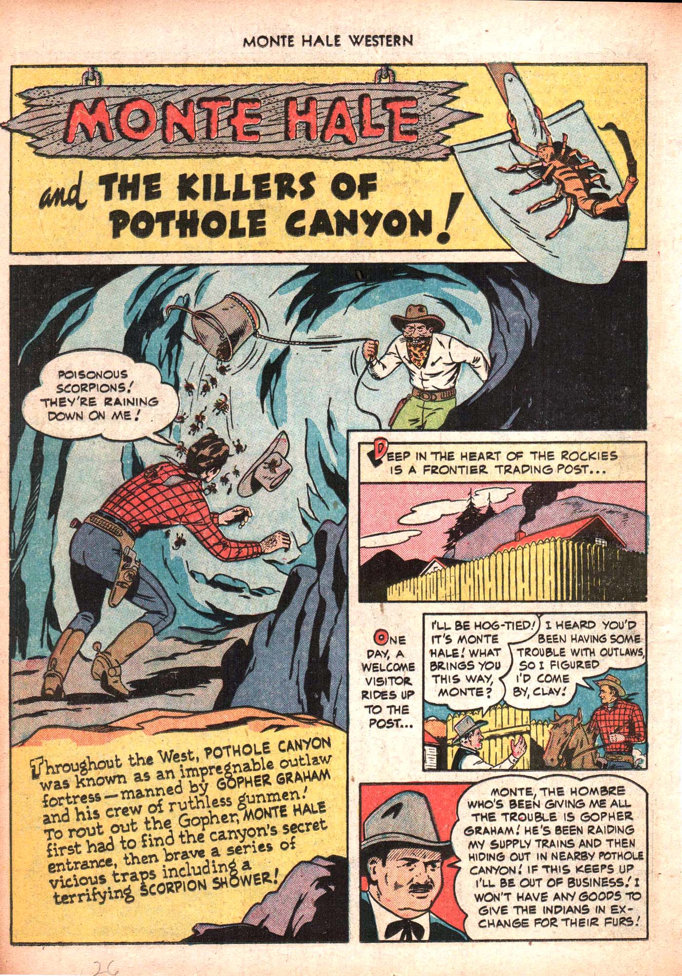 Read online Monte Hale Western comic -  Issue #50 - 26