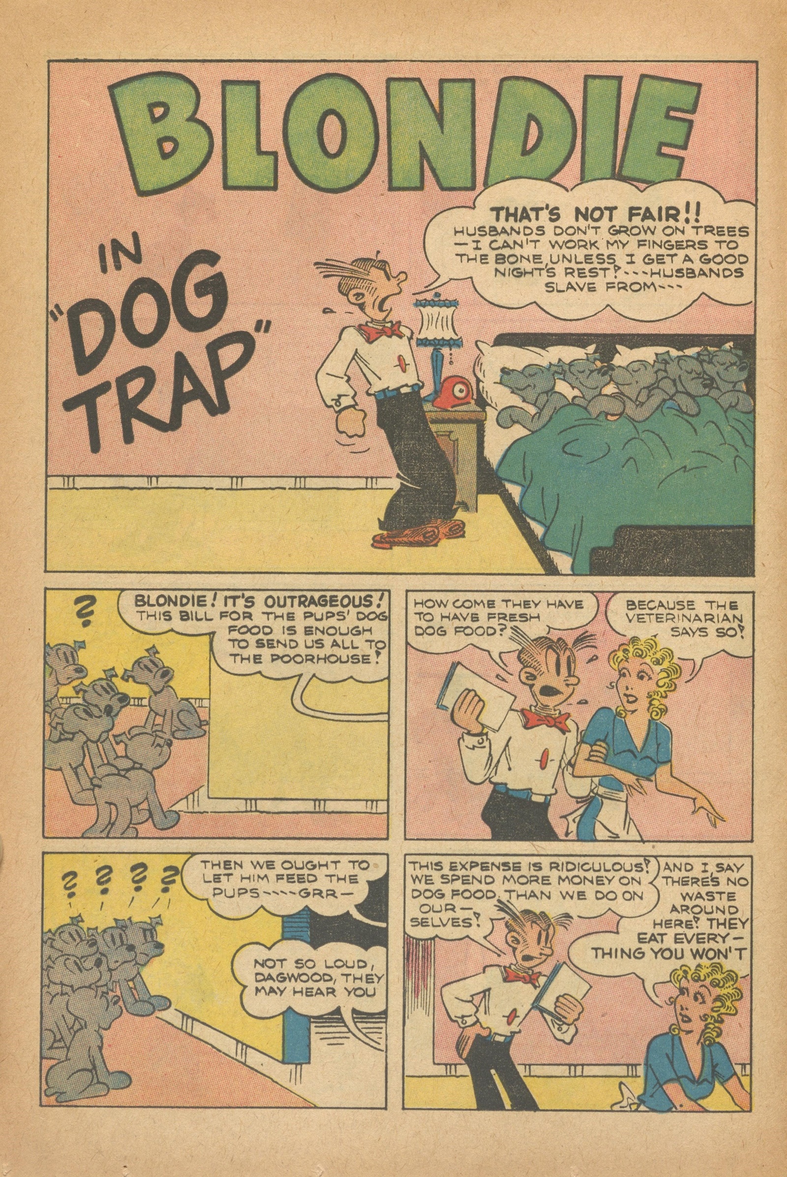 Read online Blondie Comics (1960) comic -  Issue #142 - 12