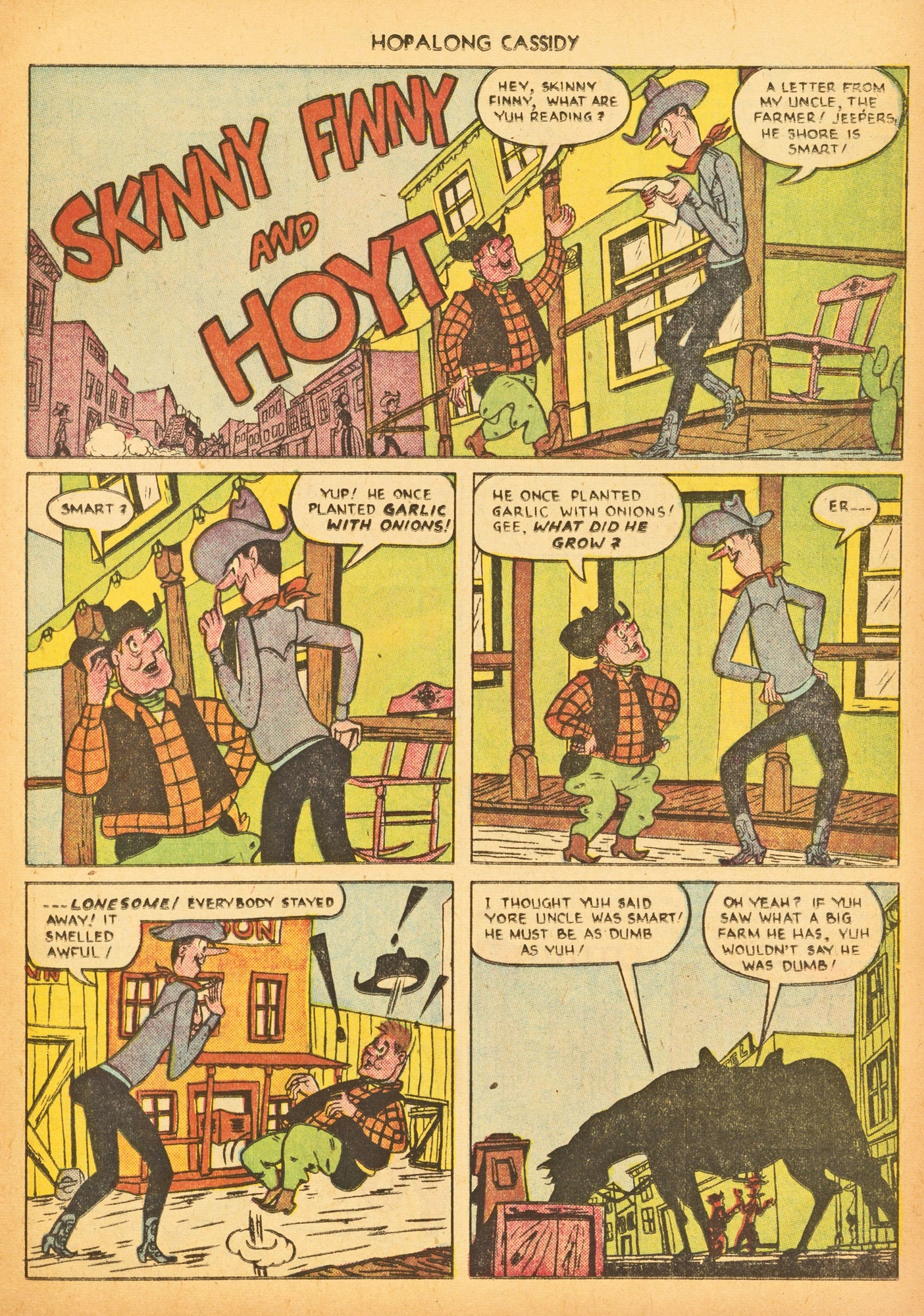 Read online Hopalong Cassidy comic -  Issue #54 - 25