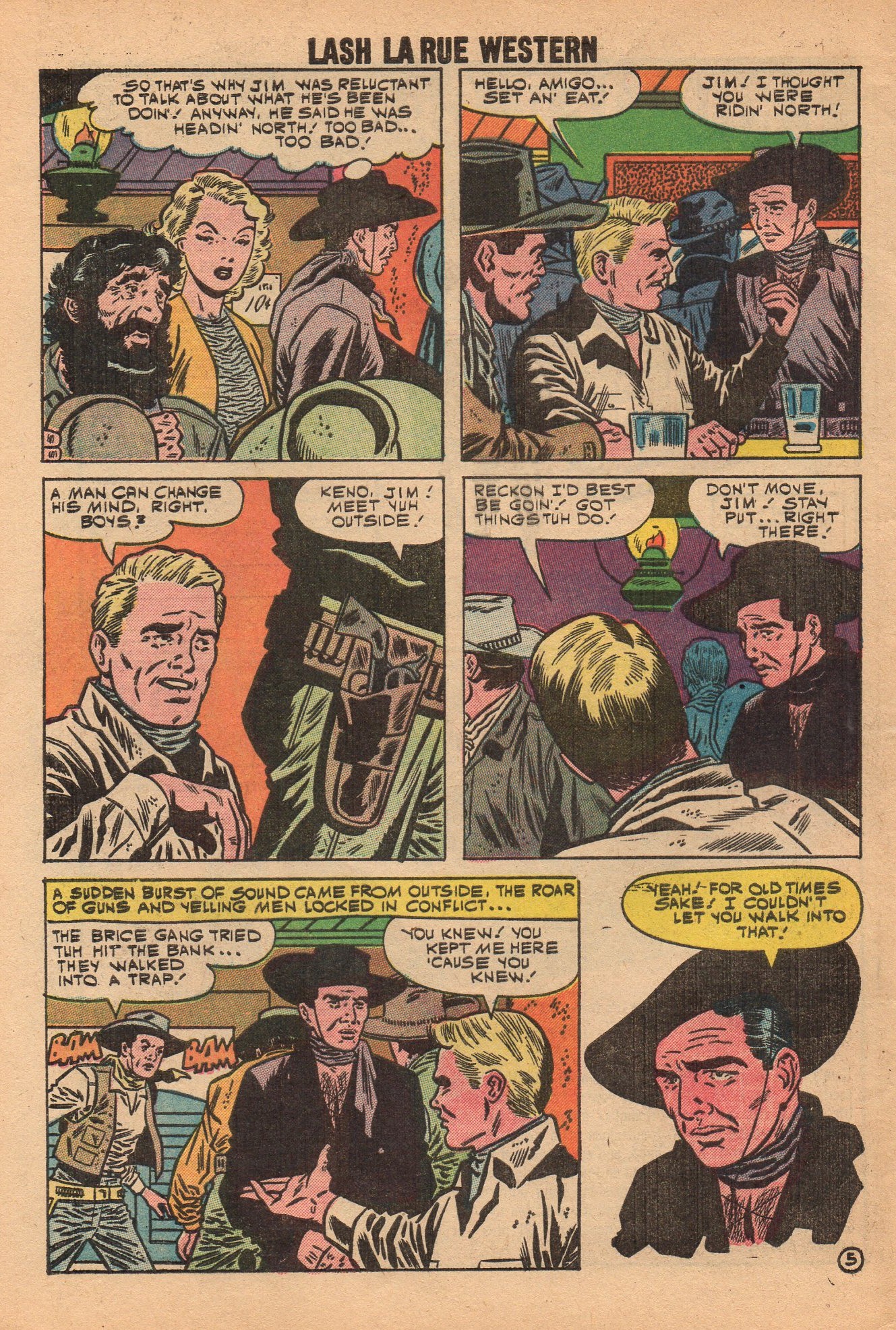 Read online Lash Larue Western (1949) comic -  Issue #76 - 32
