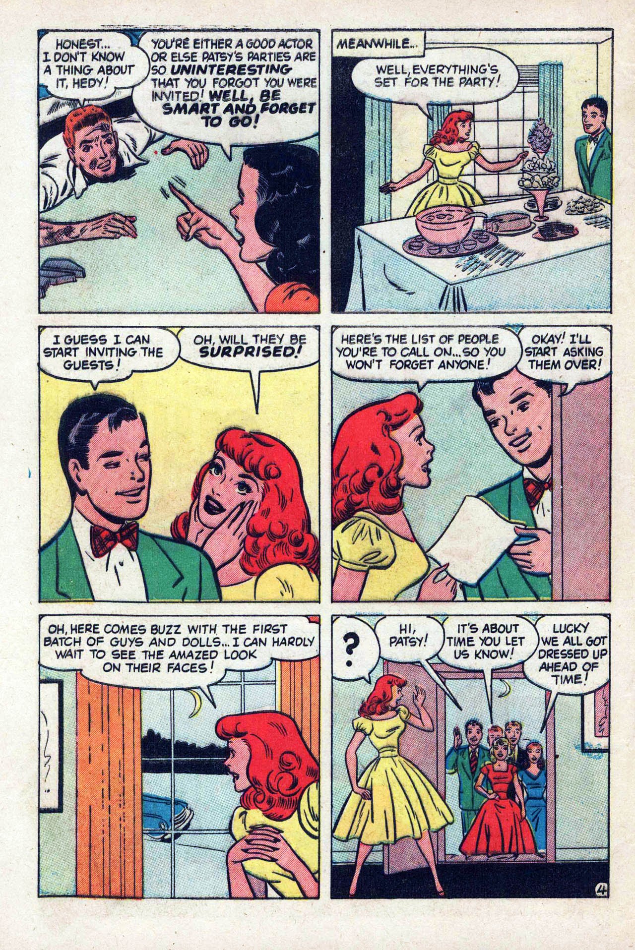 Read online Patsy and Hedy comic -  Issue #6 - 6