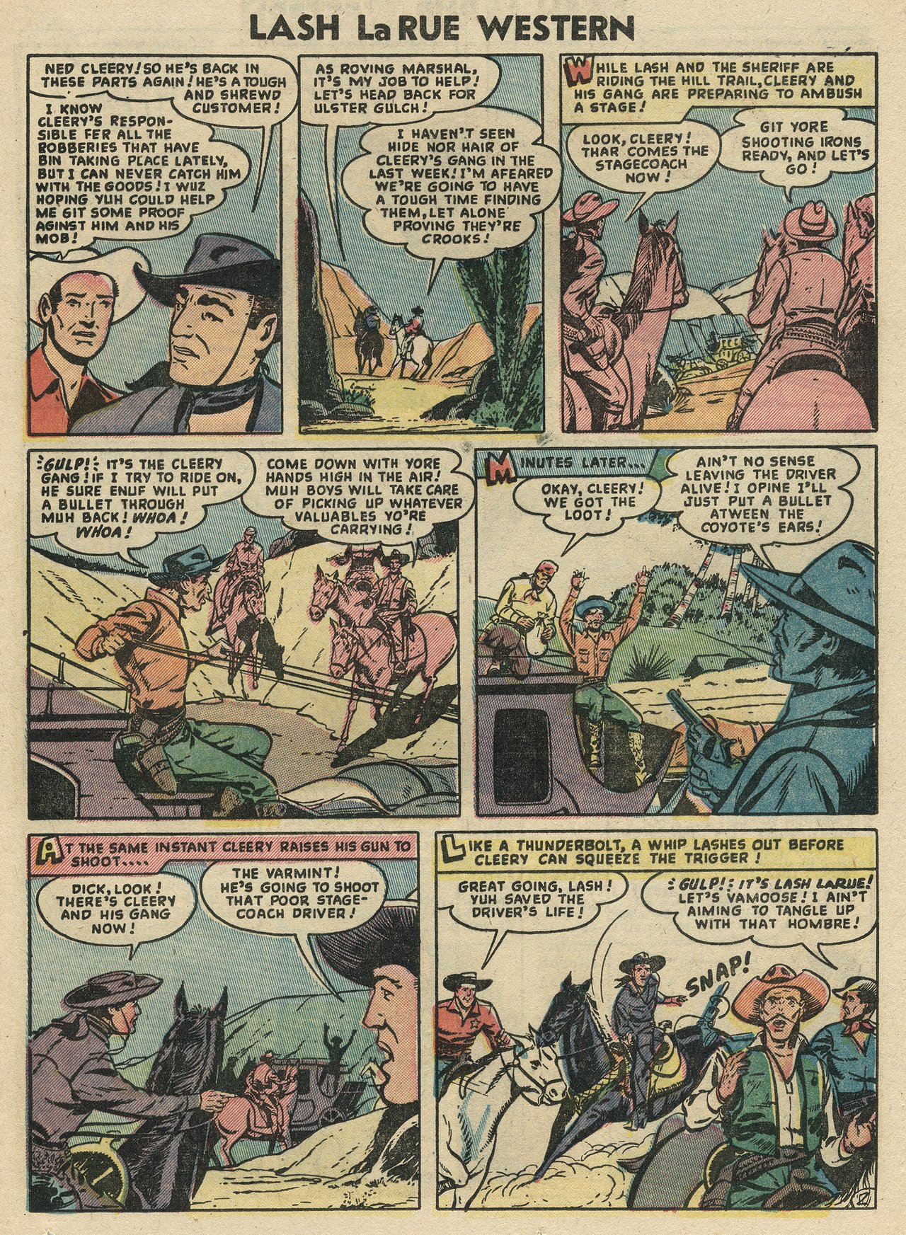 Read online Lash Larue Western (1949) comic -  Issue #47 - 25