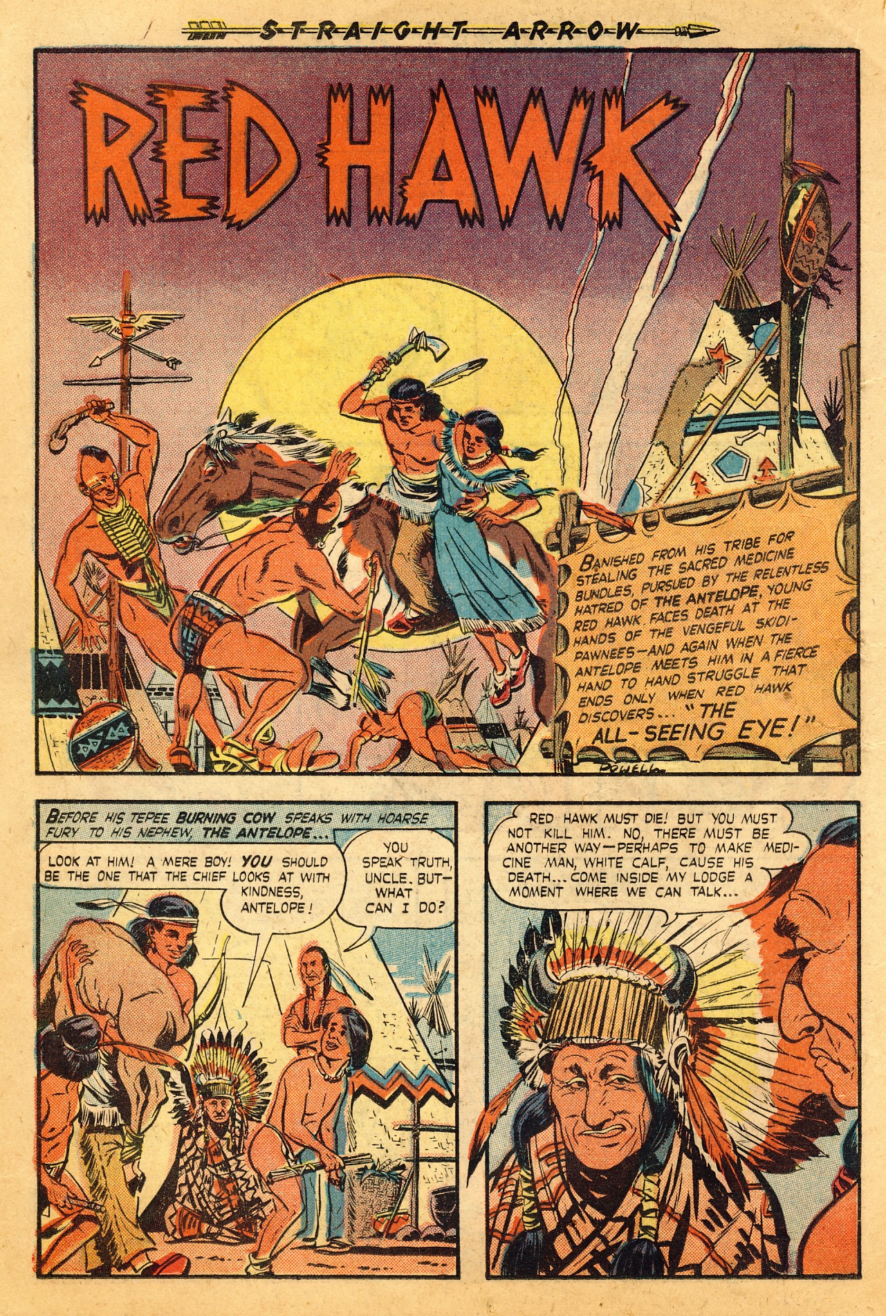 Read online Straight Arrow comic -  Issue #4 - 18