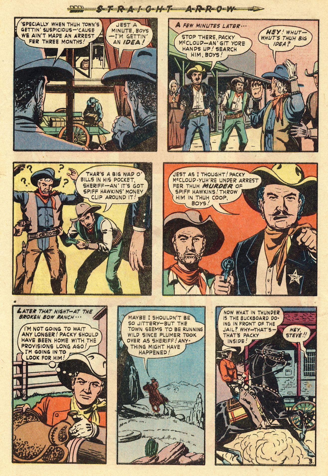Read online Straight Arrow comic -  Issue #10 - 28