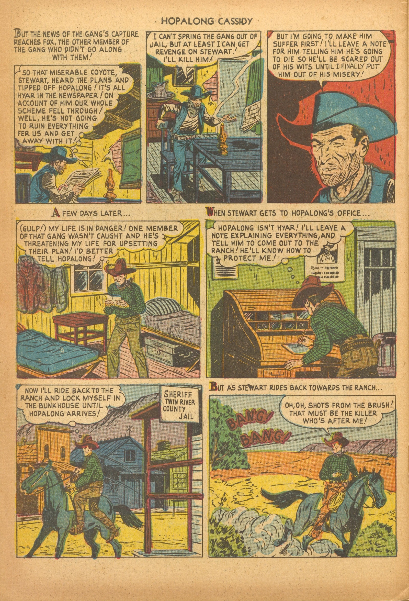 Read online Hopalong Cassidy comic -  Issue #73 - 30