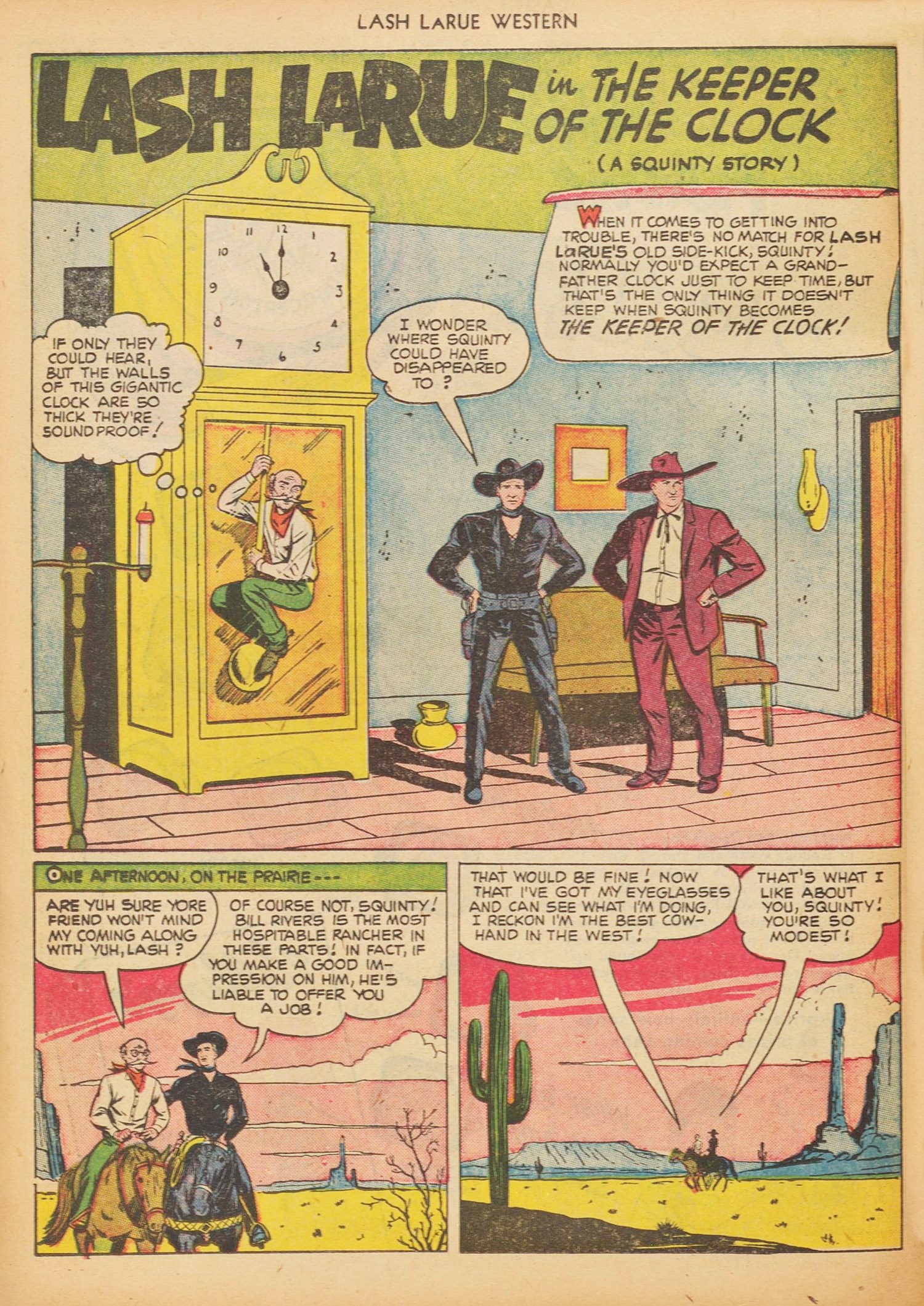 Read online Lash Larue Western (1949) comic -  Issue #17 - 26
