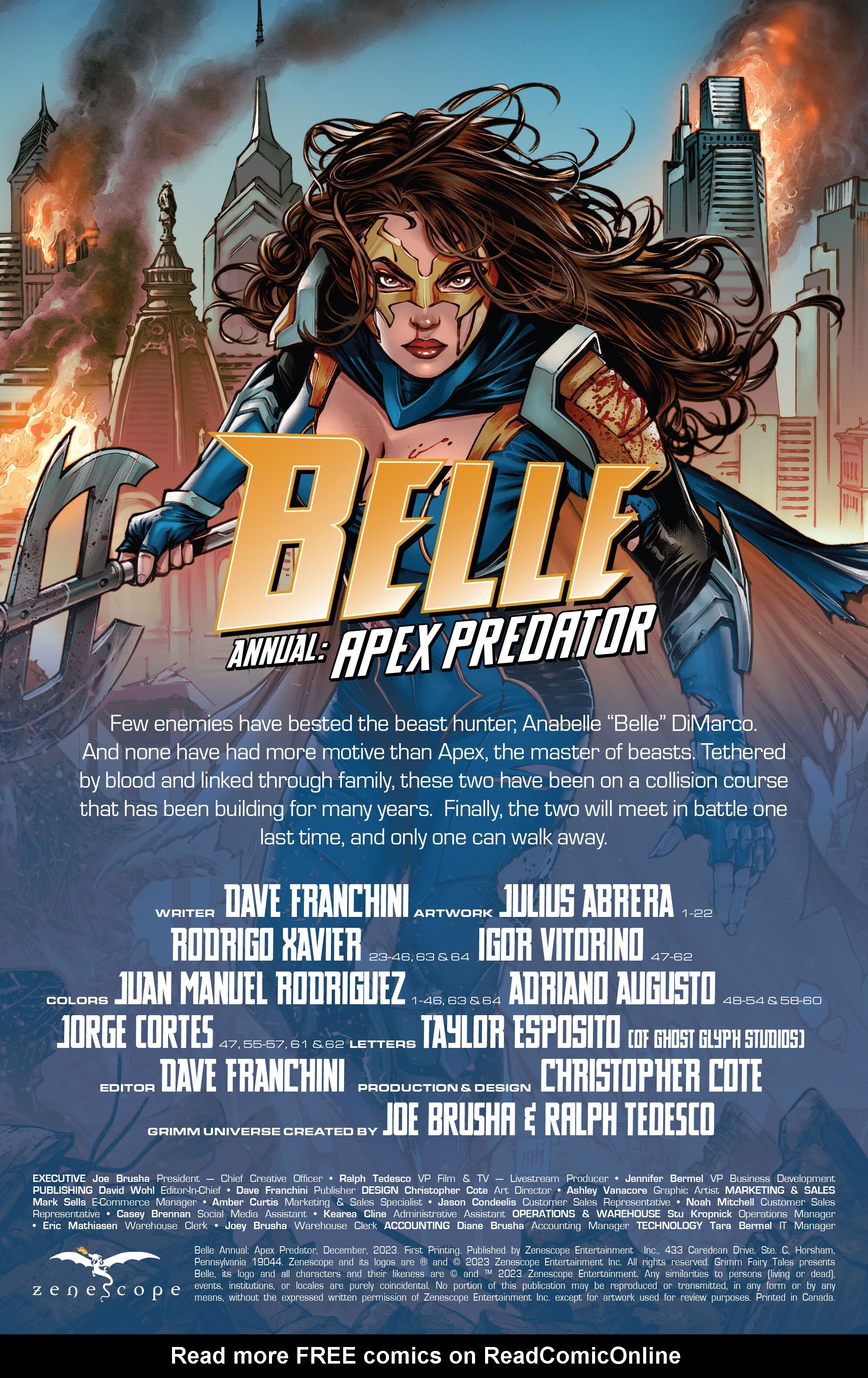 Read online Belle: Apex Predator comic -  Issue # TPB - 2