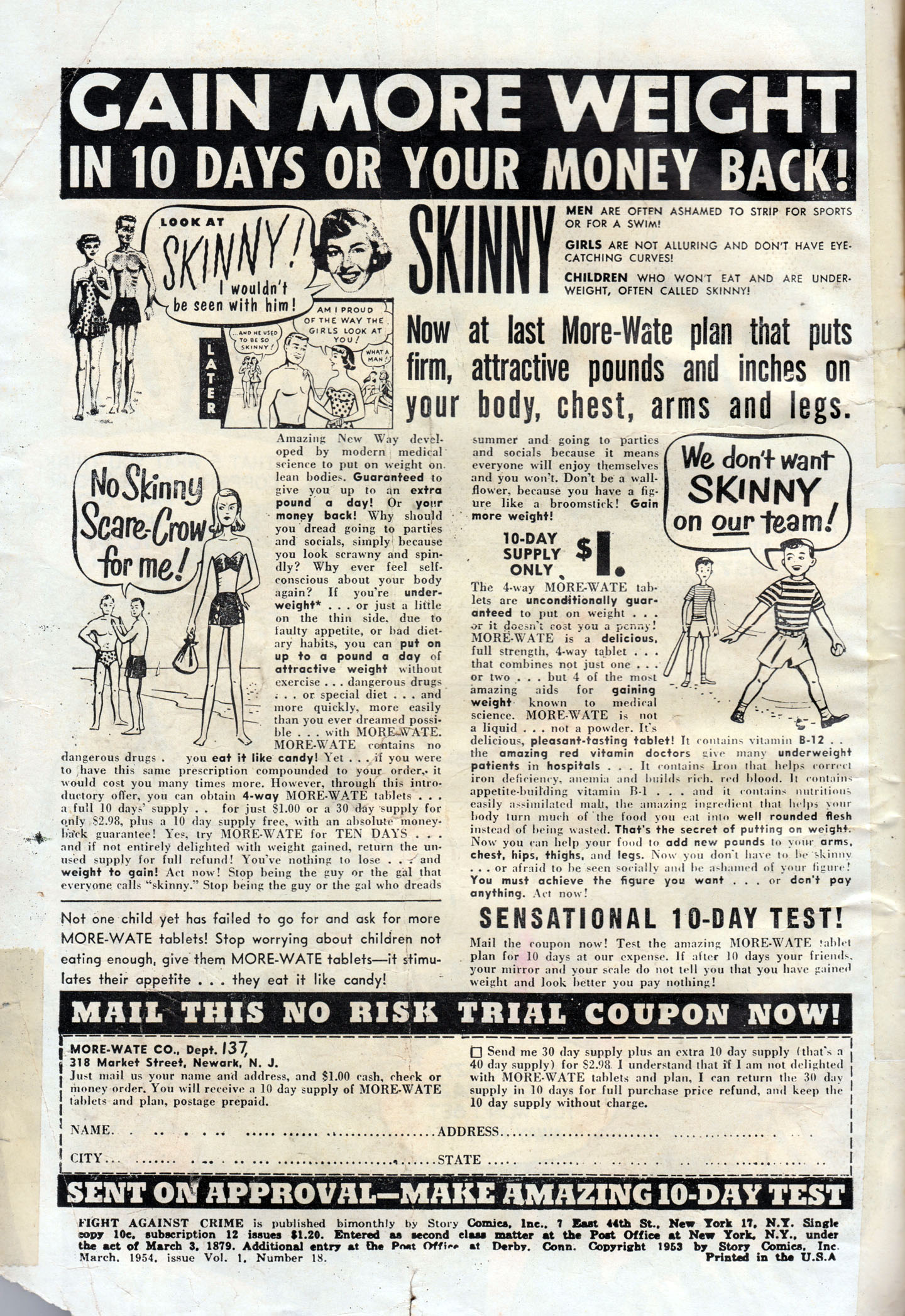 Read online Fight Against Crime comic -  Issue #18 - 2