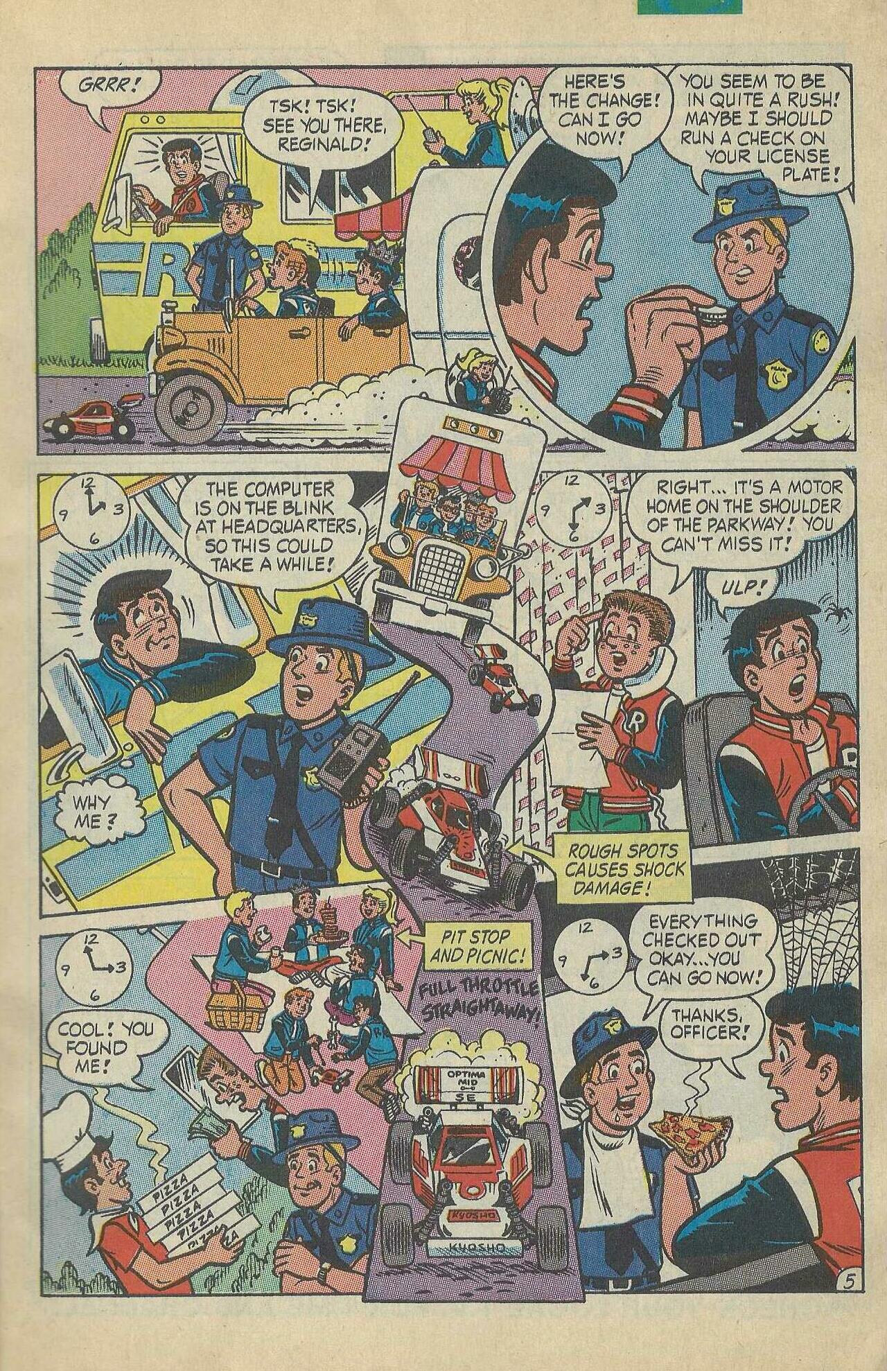 Read online Archie's R/C Racers comic -  Issue #3 - 7