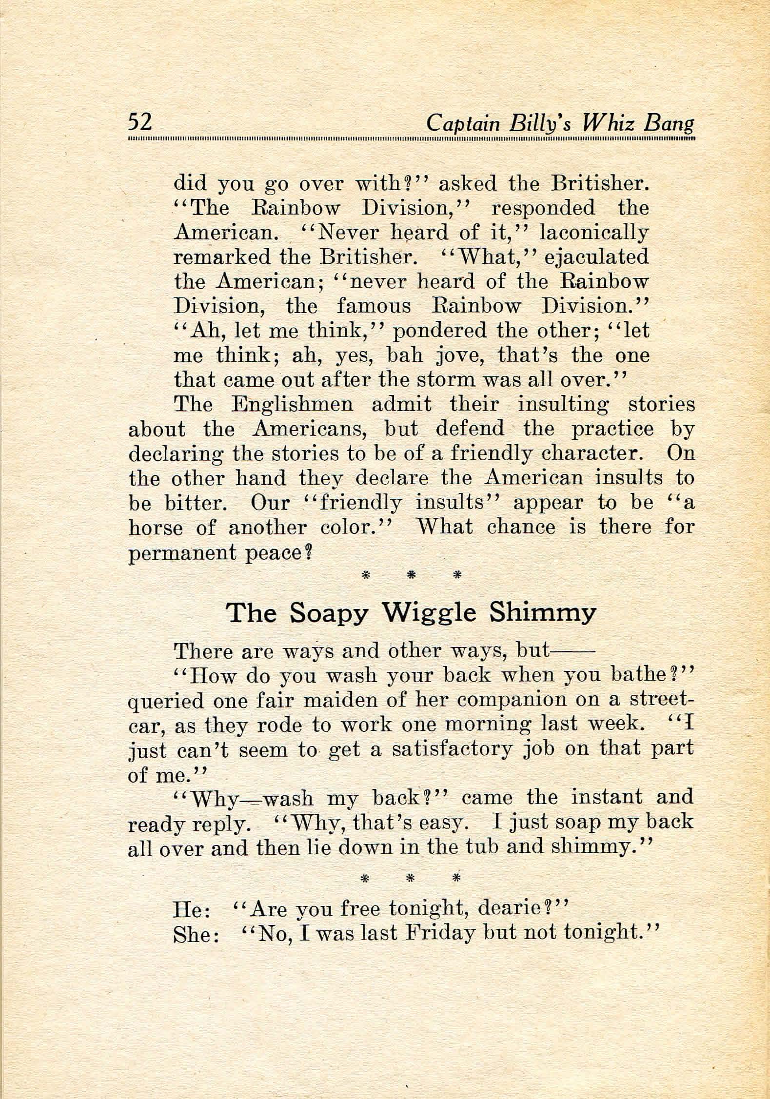 Read online Captain Billy's Whiz Bang comic -  Issue #11 - 54