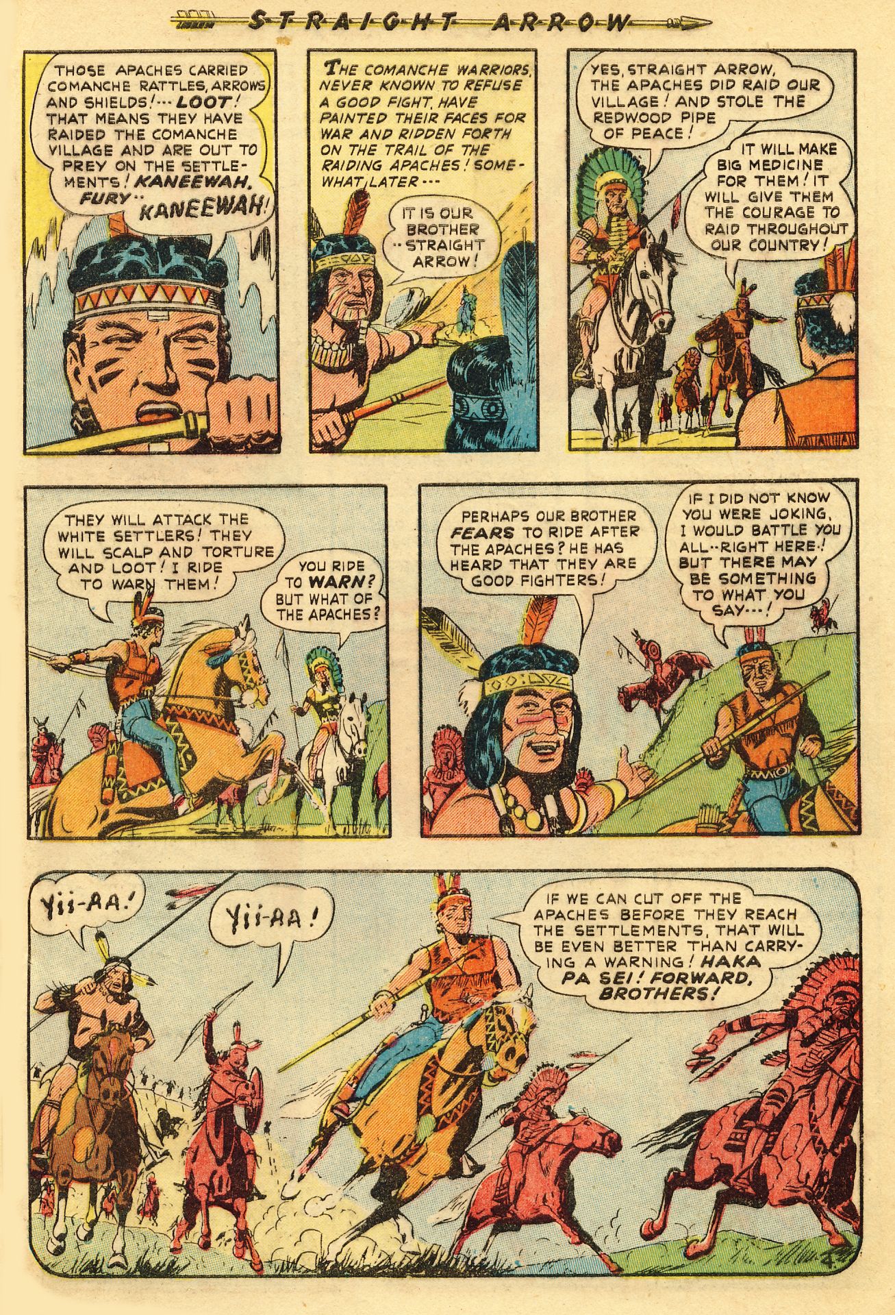 Read online Straight Arrow comic -  Issue #12 - 29