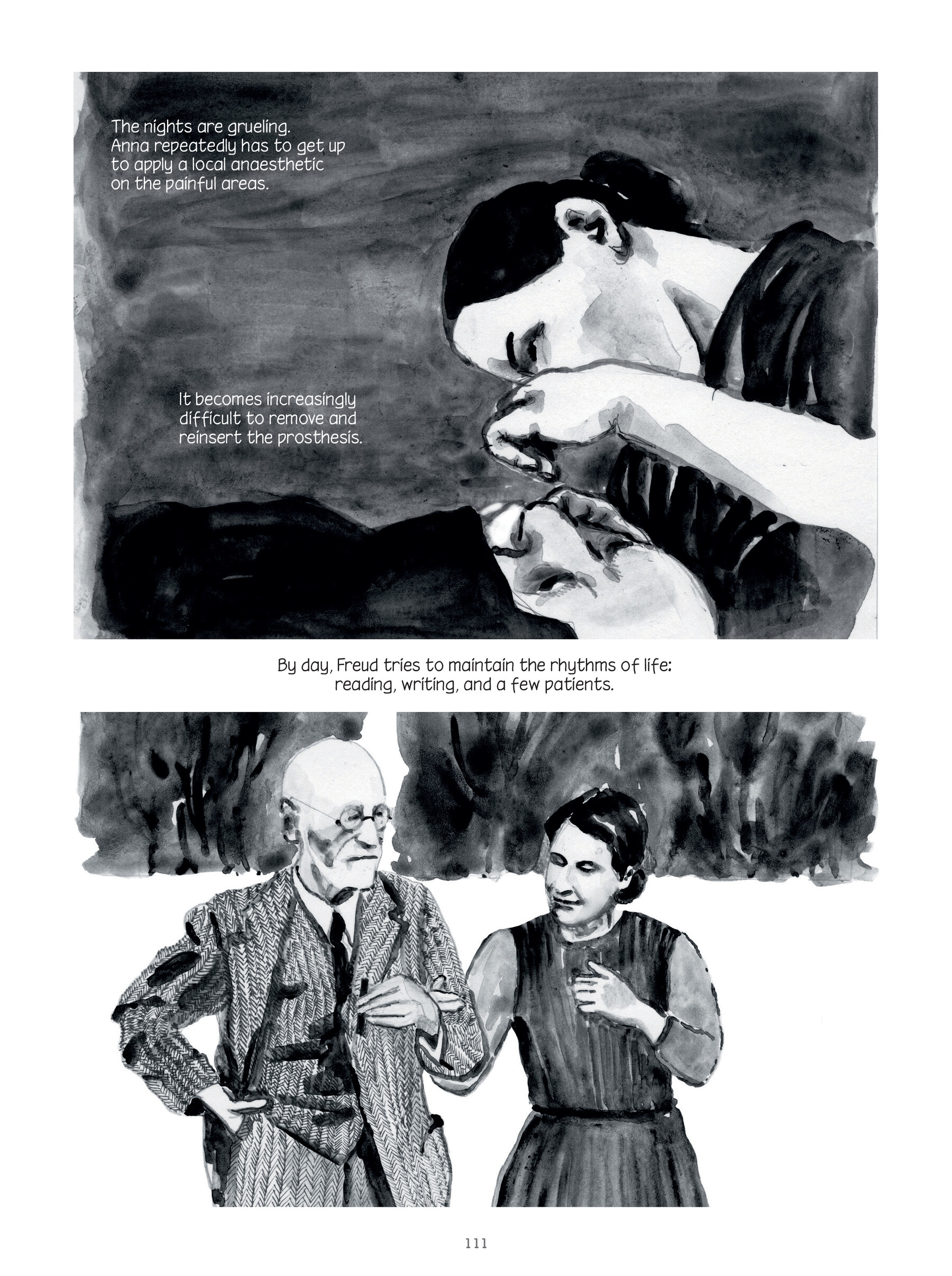 Read online Through Clouds of Smoke: Freud's Final Days comic -  Issue # TPB - 109
