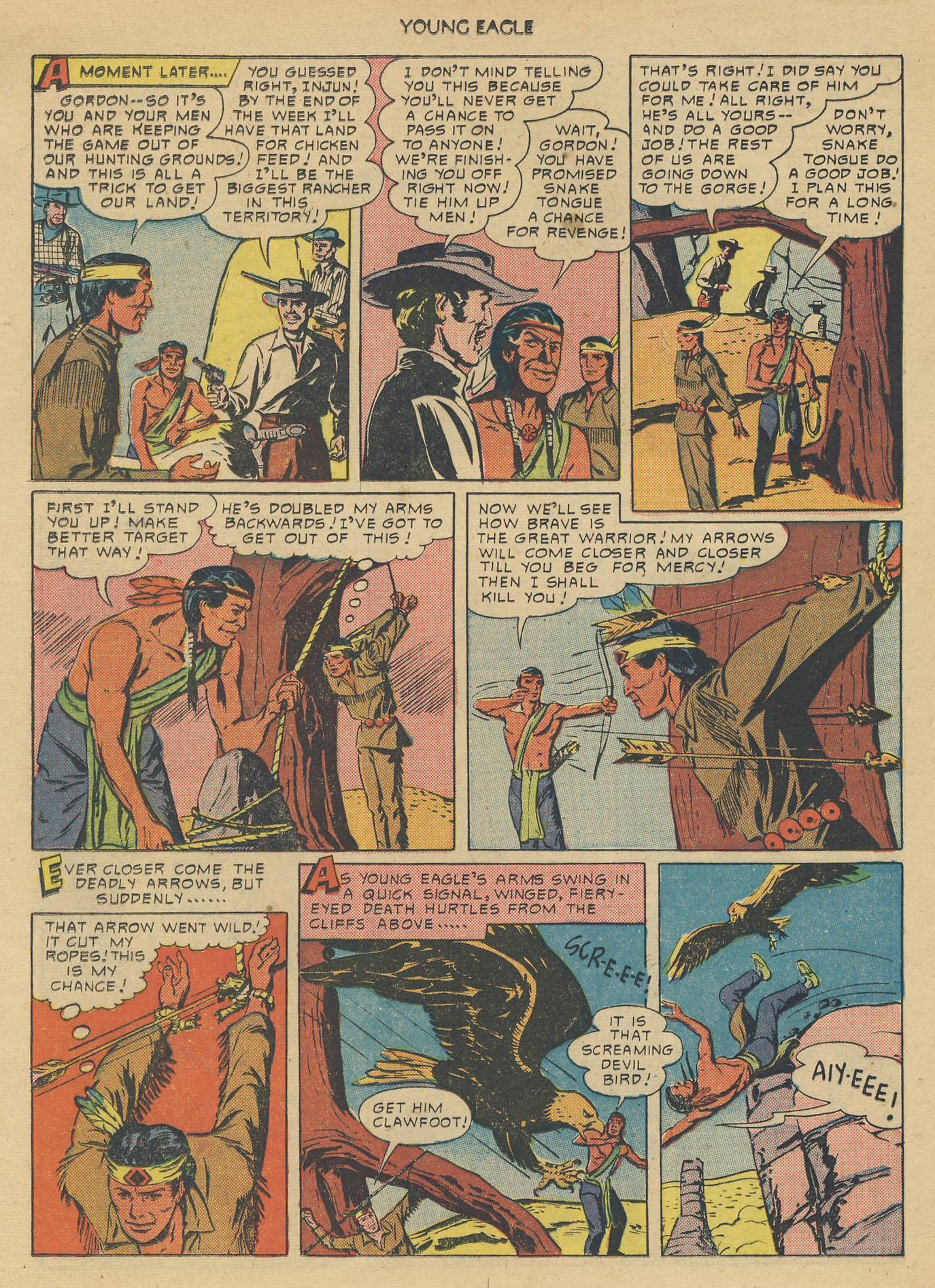 Read online Young Eagle comic -  Issue #1 - 24