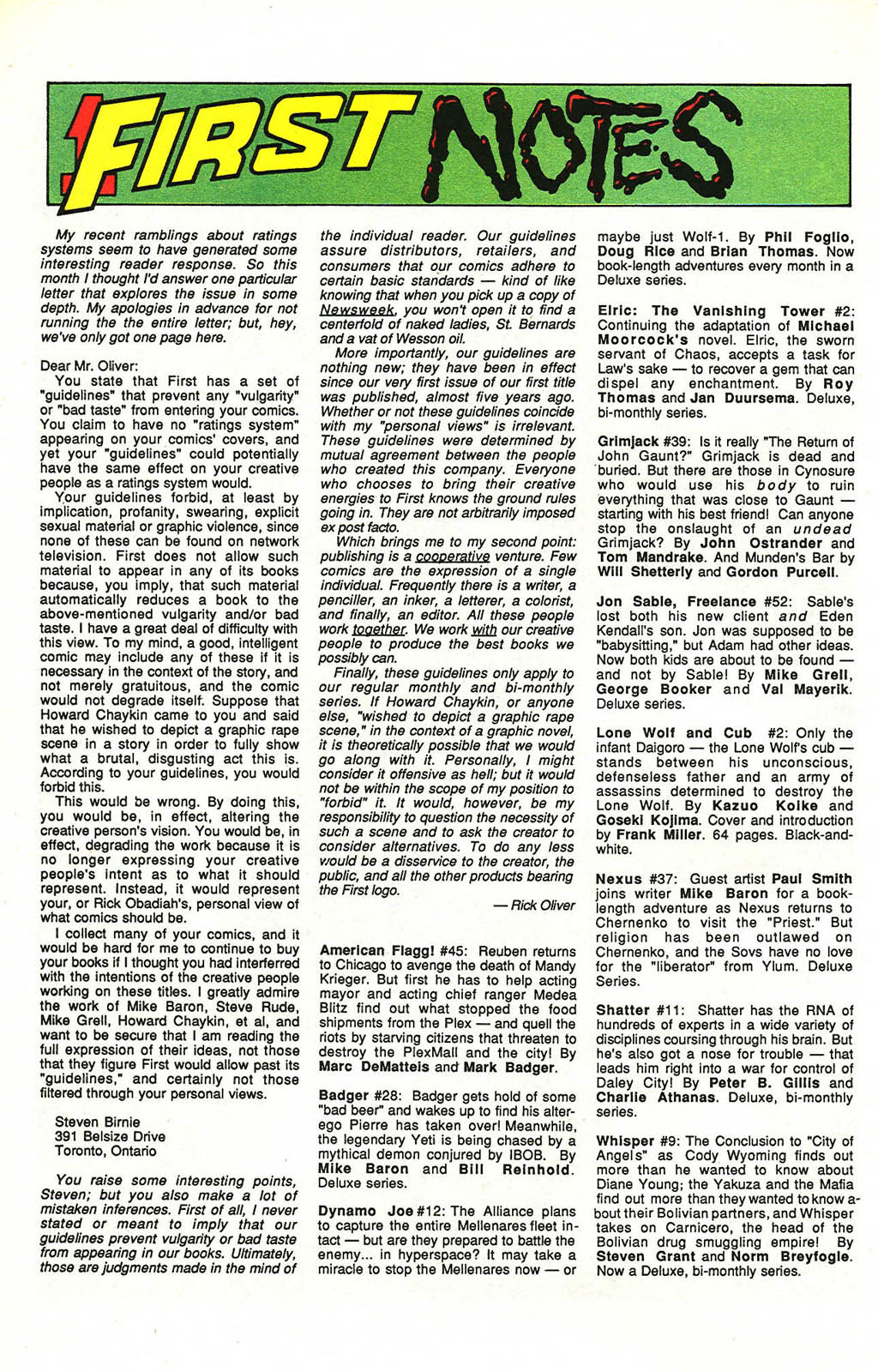 Read online Grimjack comic -  Issue #39 - 14