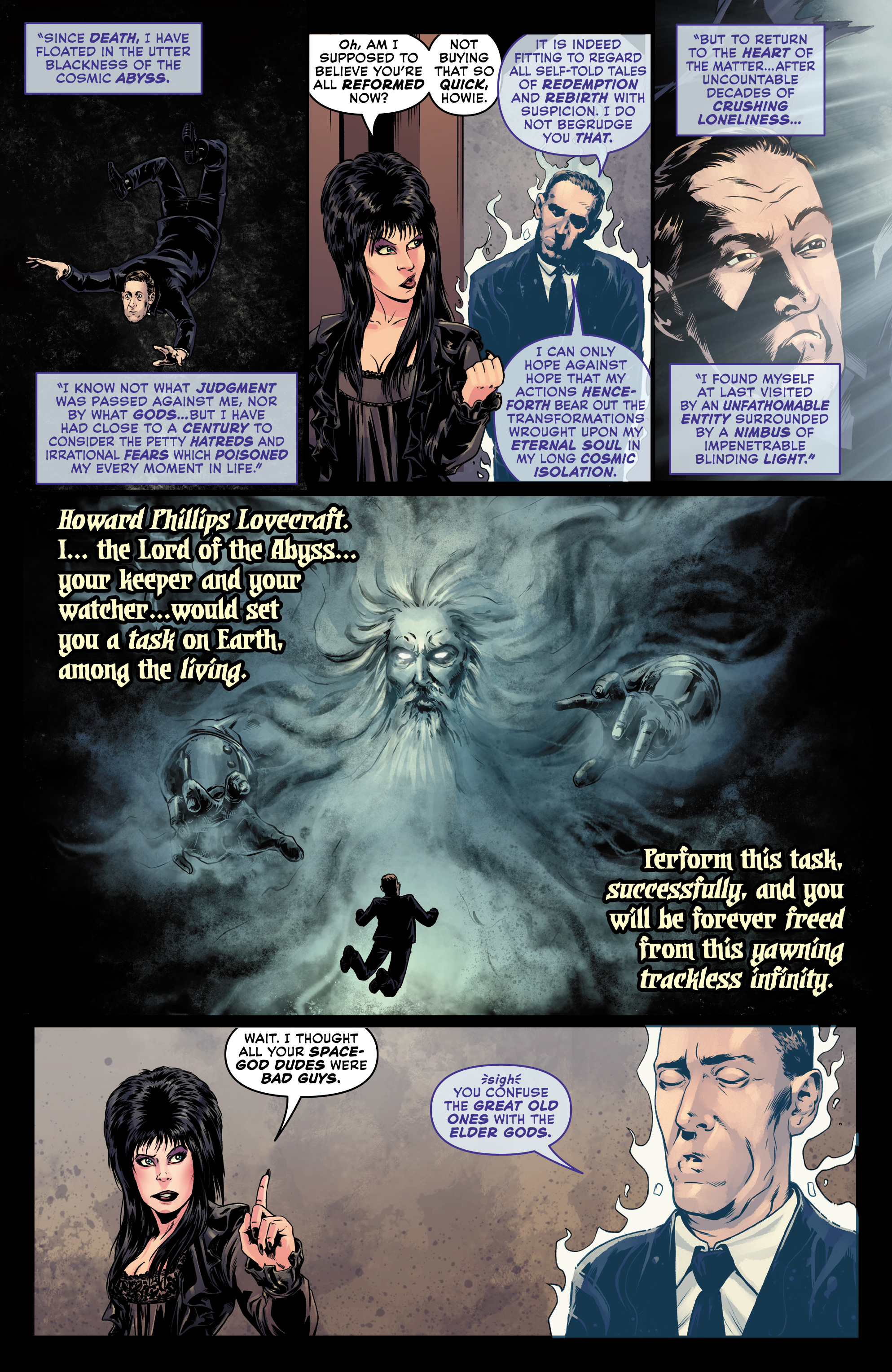 Read online Elvira Meets H.P. Lovecraft comic -  Issue #1 - 12
