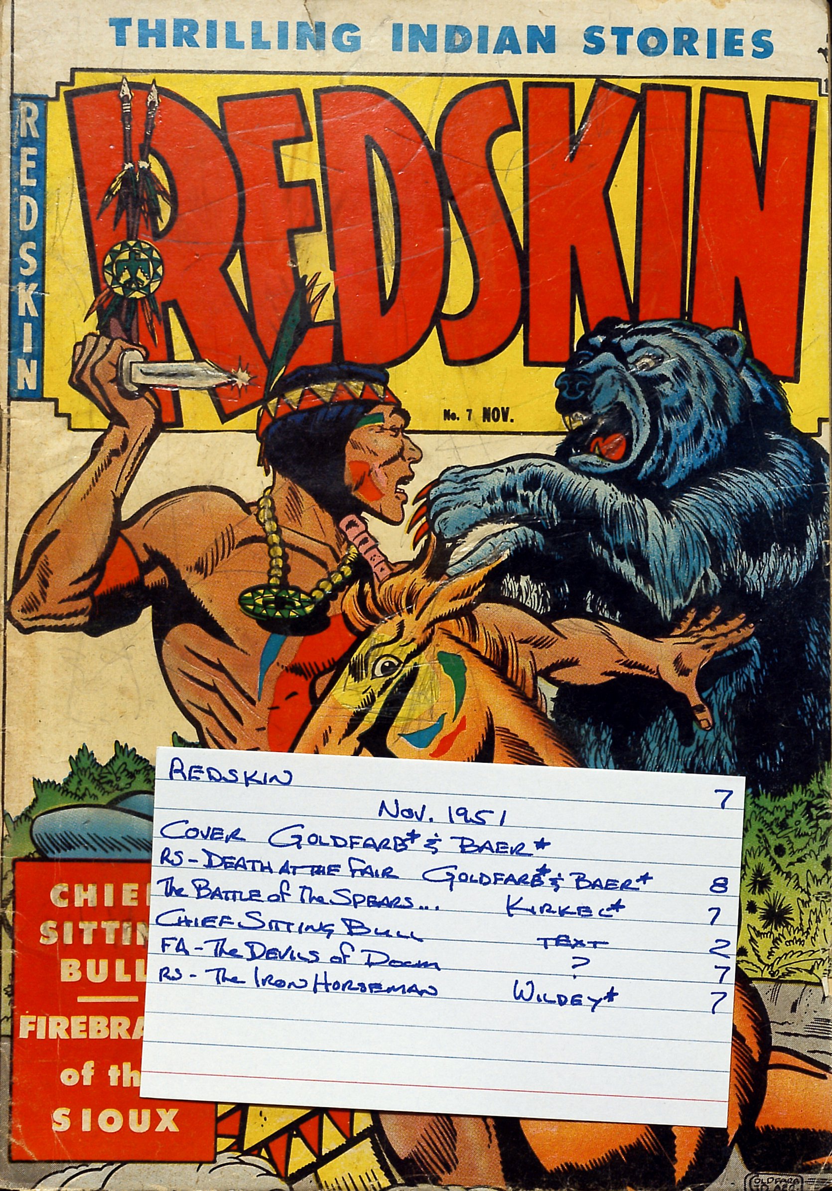 Read online Redskin comic -  Issue #7 - 37