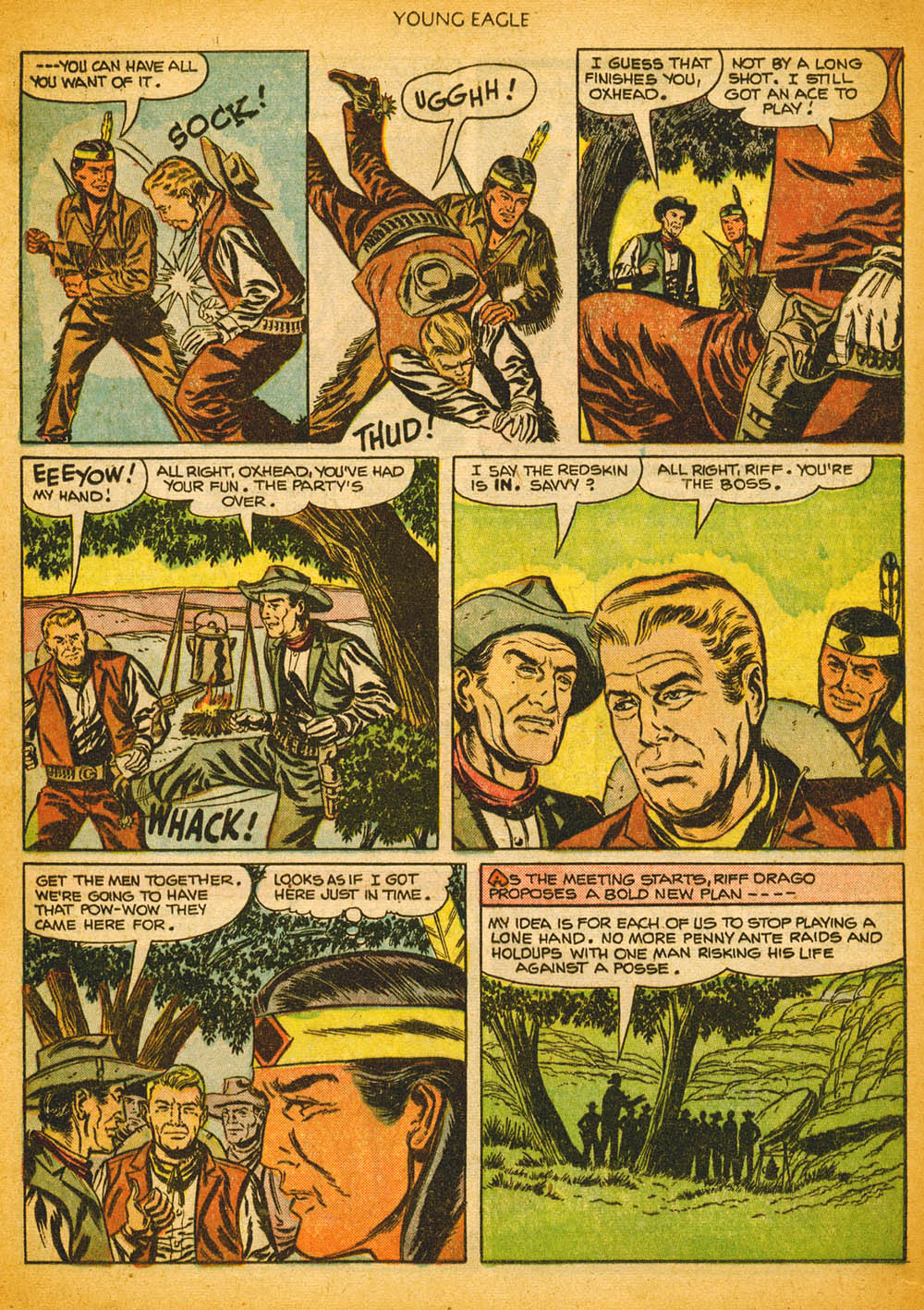 Read online Young Eagle comic -  Issue #10 - 7