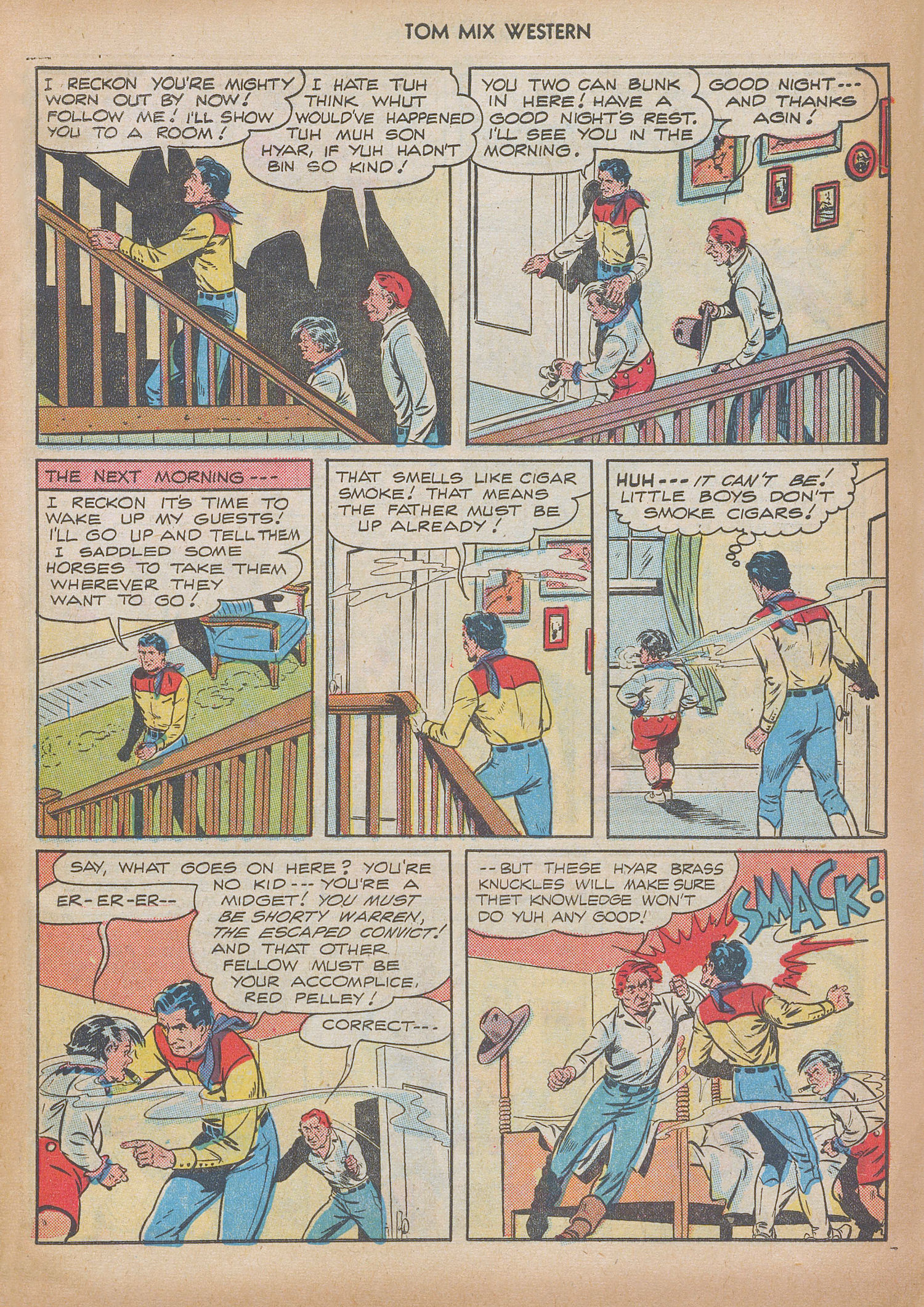 Read online Tom Mix Western (1948) comic -  Issue #9 - 7