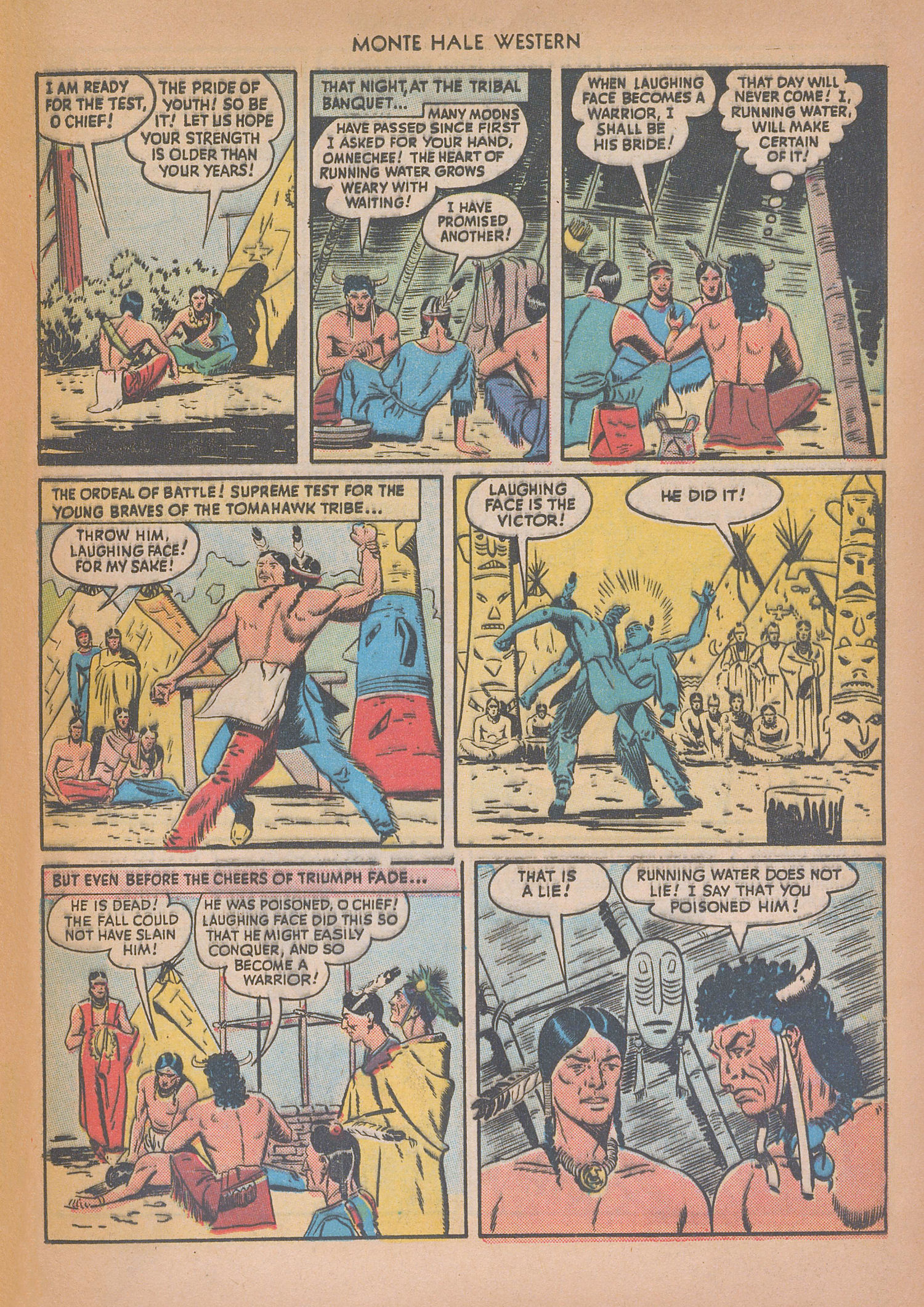 Read online Monte Hale Western comic -  Issue #32 - 41