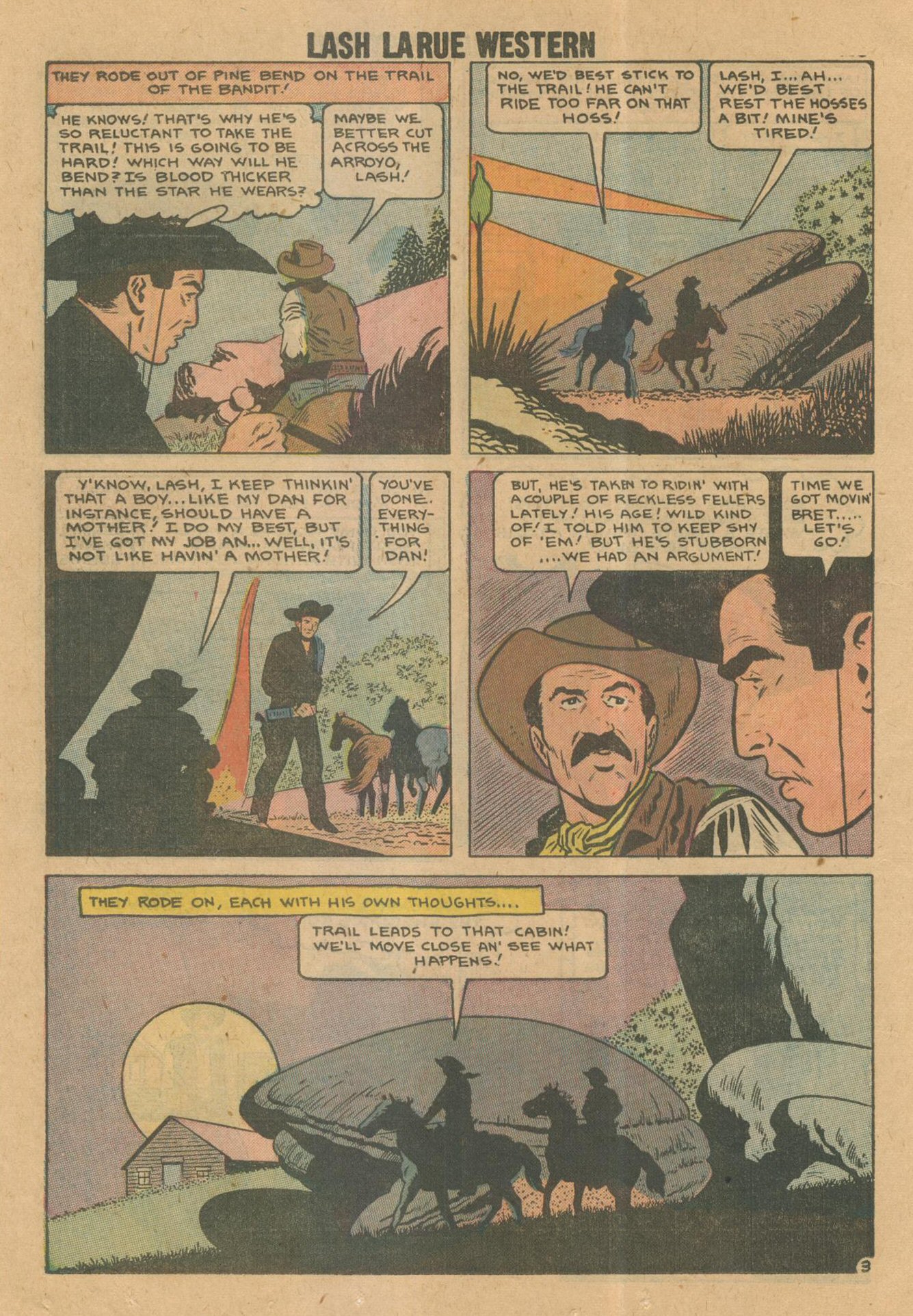 Read online Lash Larue Western (1949) comic -  Issue #69 - 13