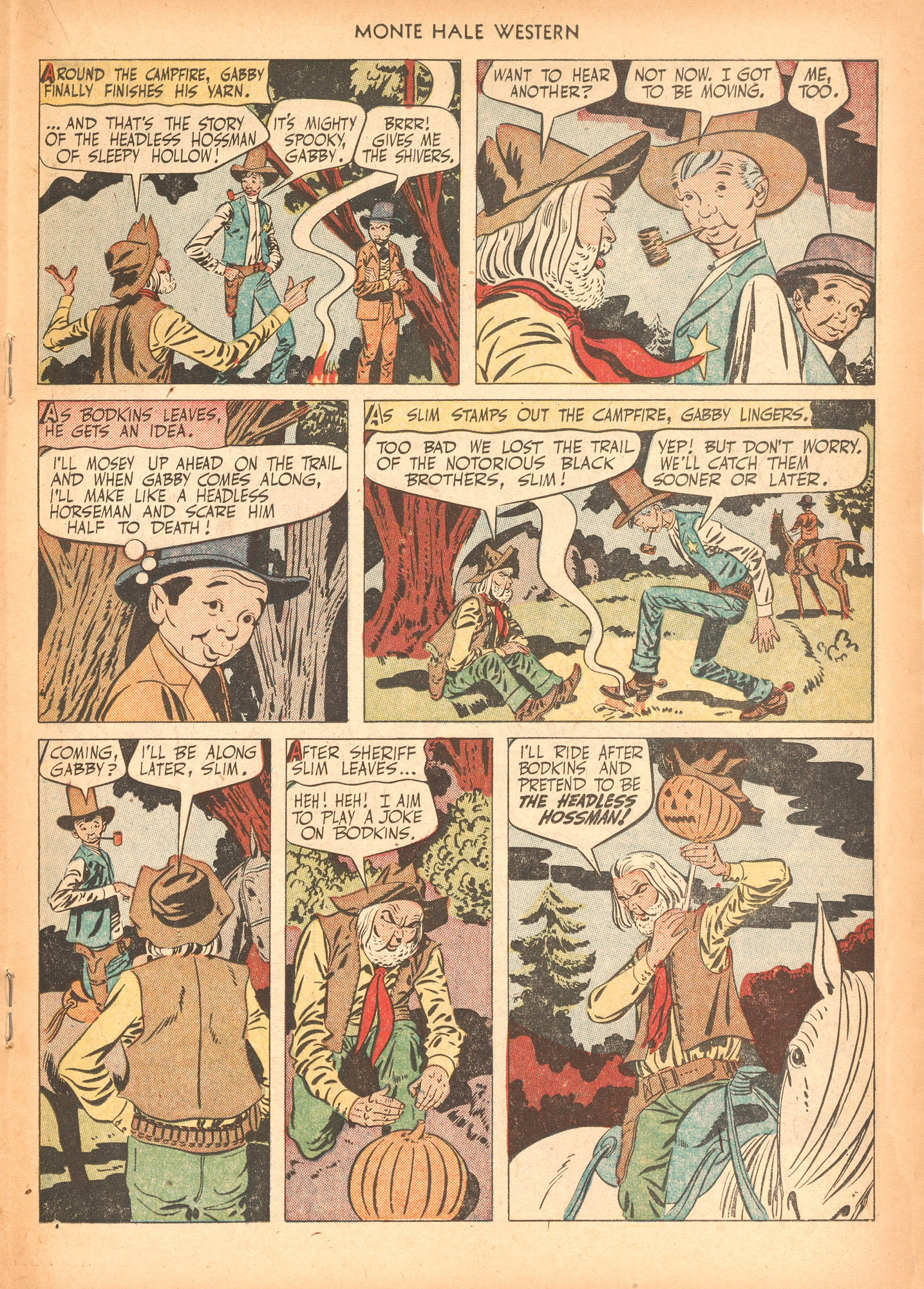 Read online Monte Hale Western comic -  Issue #64 - 19