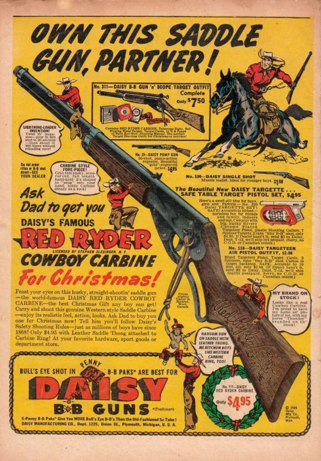 Read online Monte Hale Western comic -  Issue #45 - 37