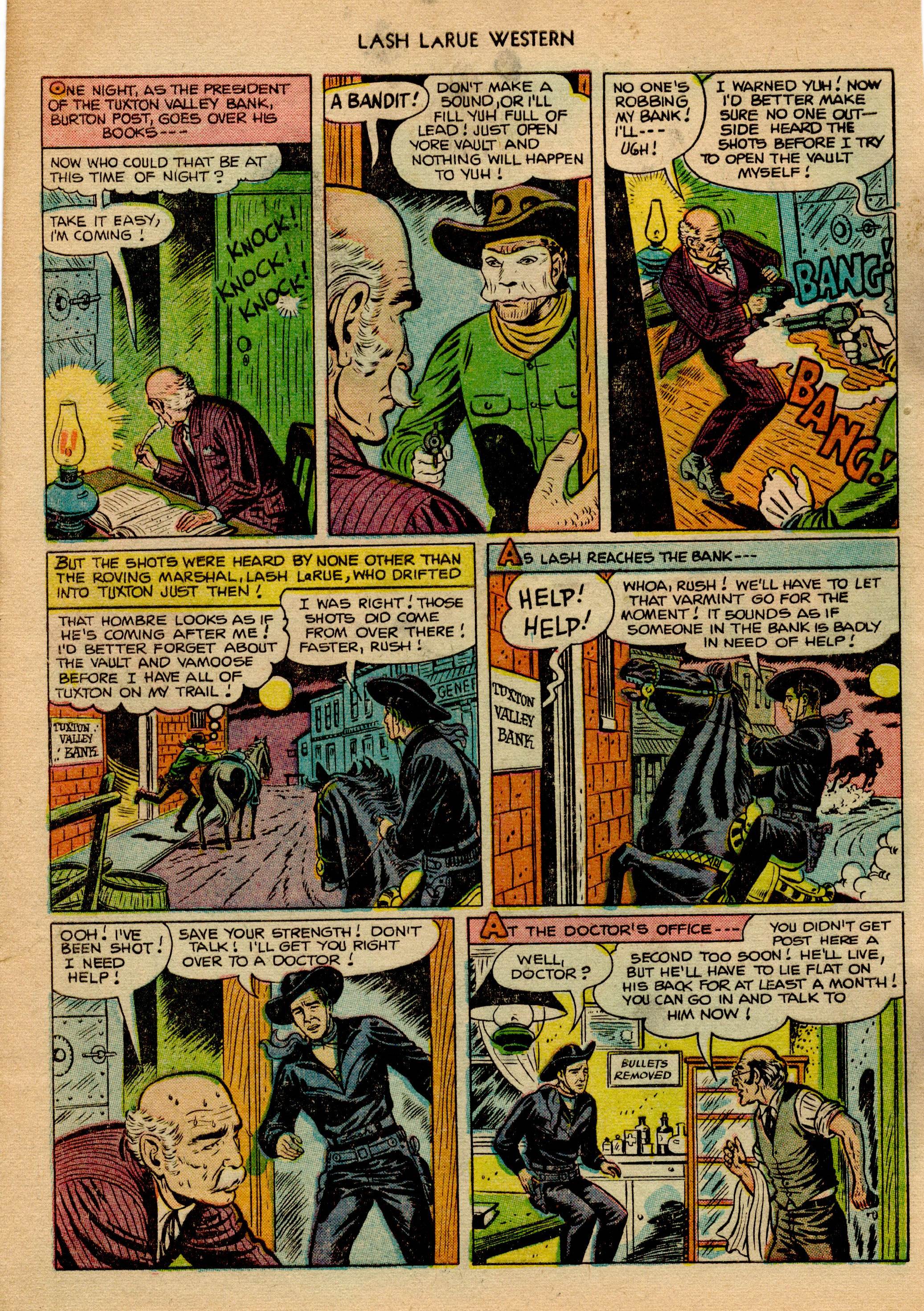Read online Lash Larue Western (1949) comic -  Issue #23 - 3