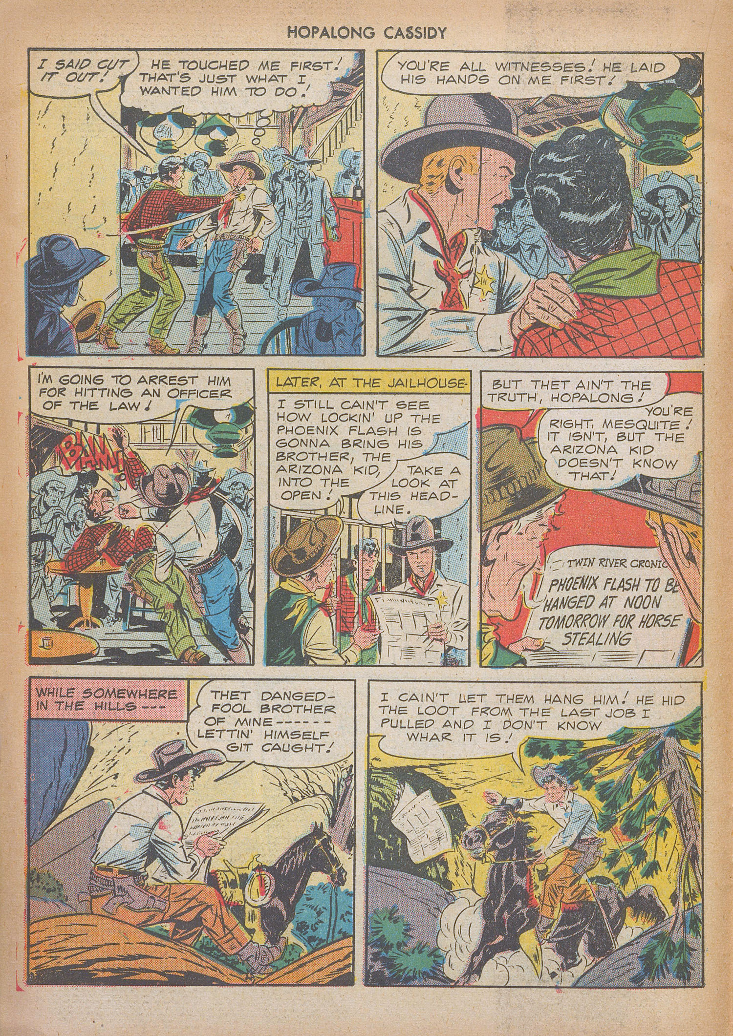 Read online Hopalong Cassidy comic -  Issue #22 - 18