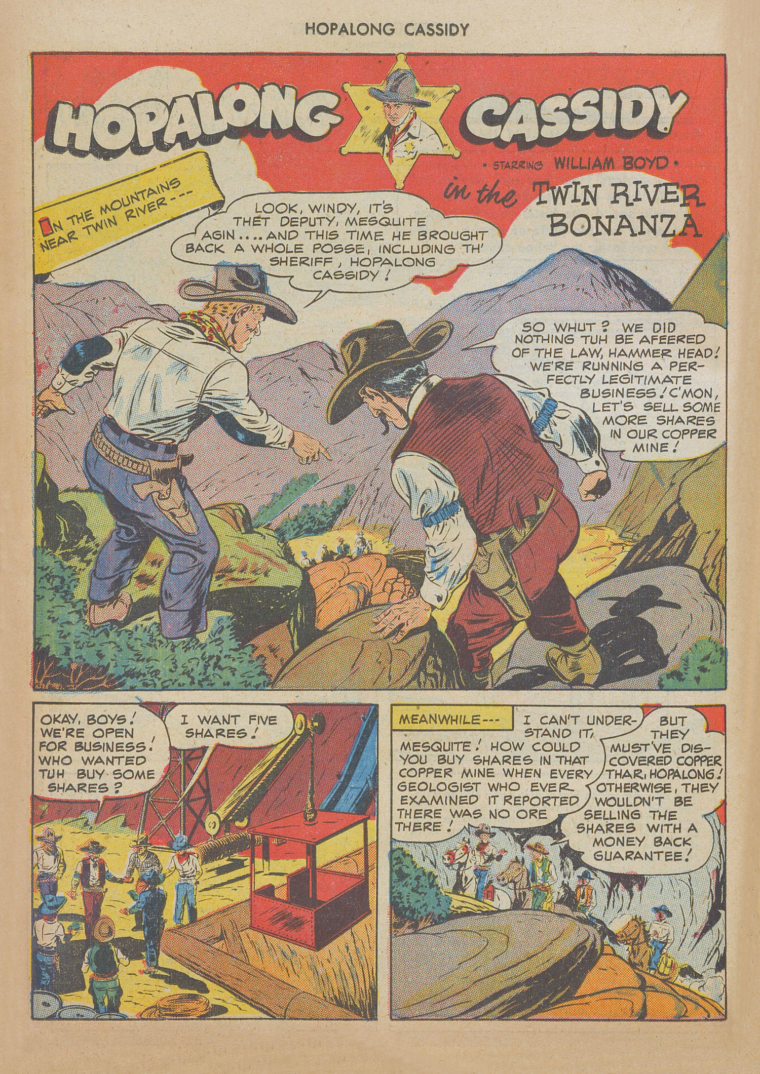 Read online Hopalong Cassidy comic -  Issue #25 - 16