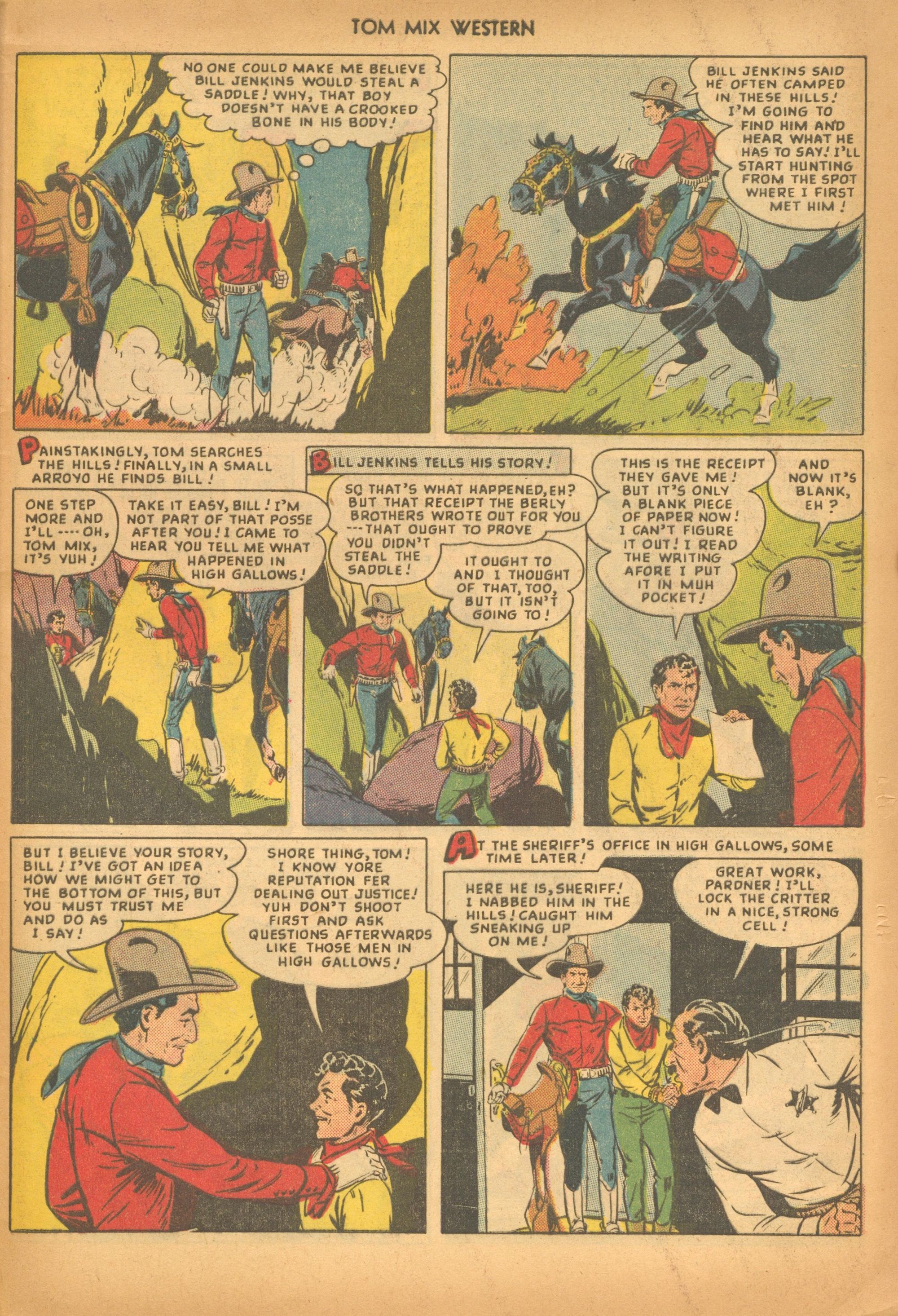 Read online Tom Mix Western (1948) comic -  Issue #20 - 45