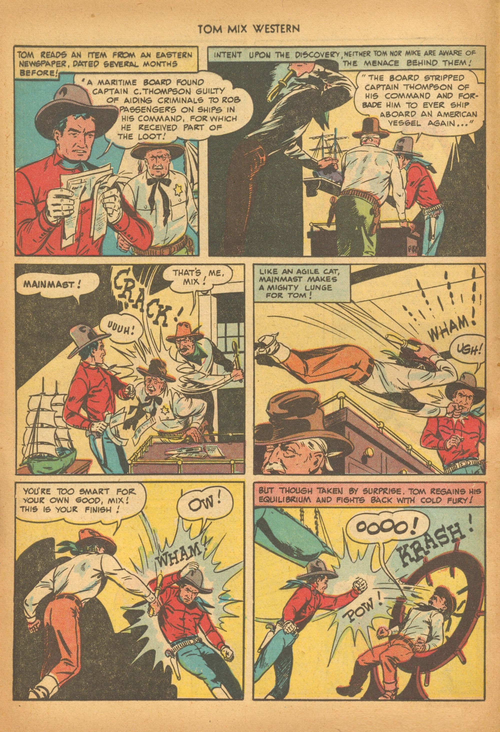 Read online Tom Mix Western (1948) comic -  Issue #19 - 10